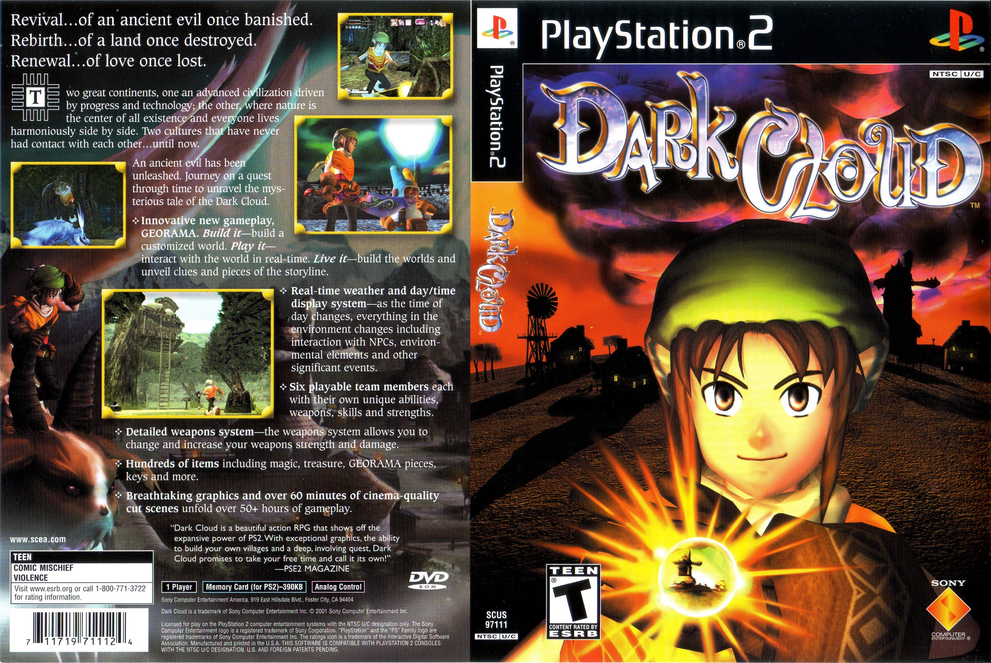 Dark Cloud PSX cover