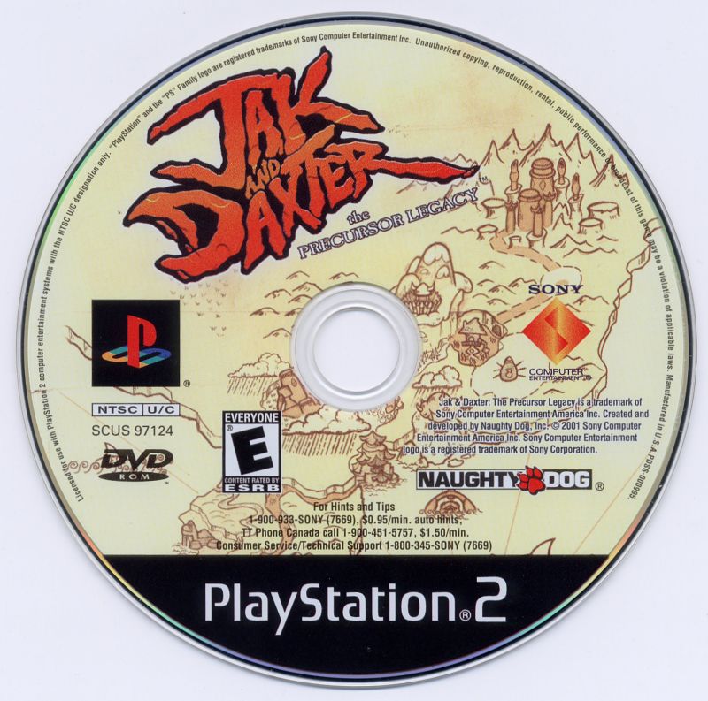 Jak & Daxter - The Precursor Legacy PS2 cover