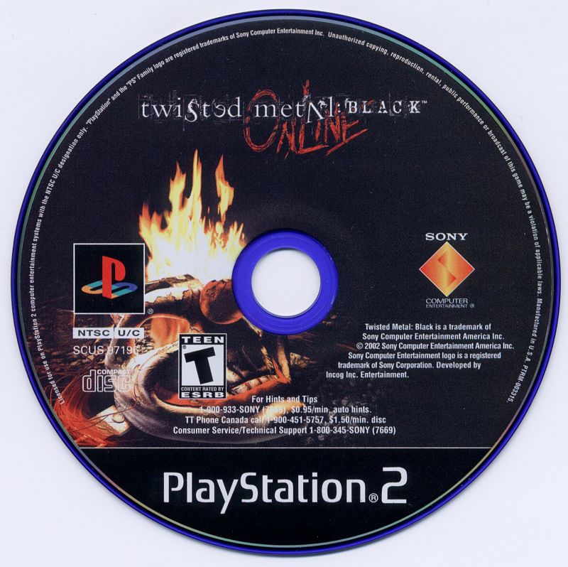 Twisted Metal - Black Online PS2 cover