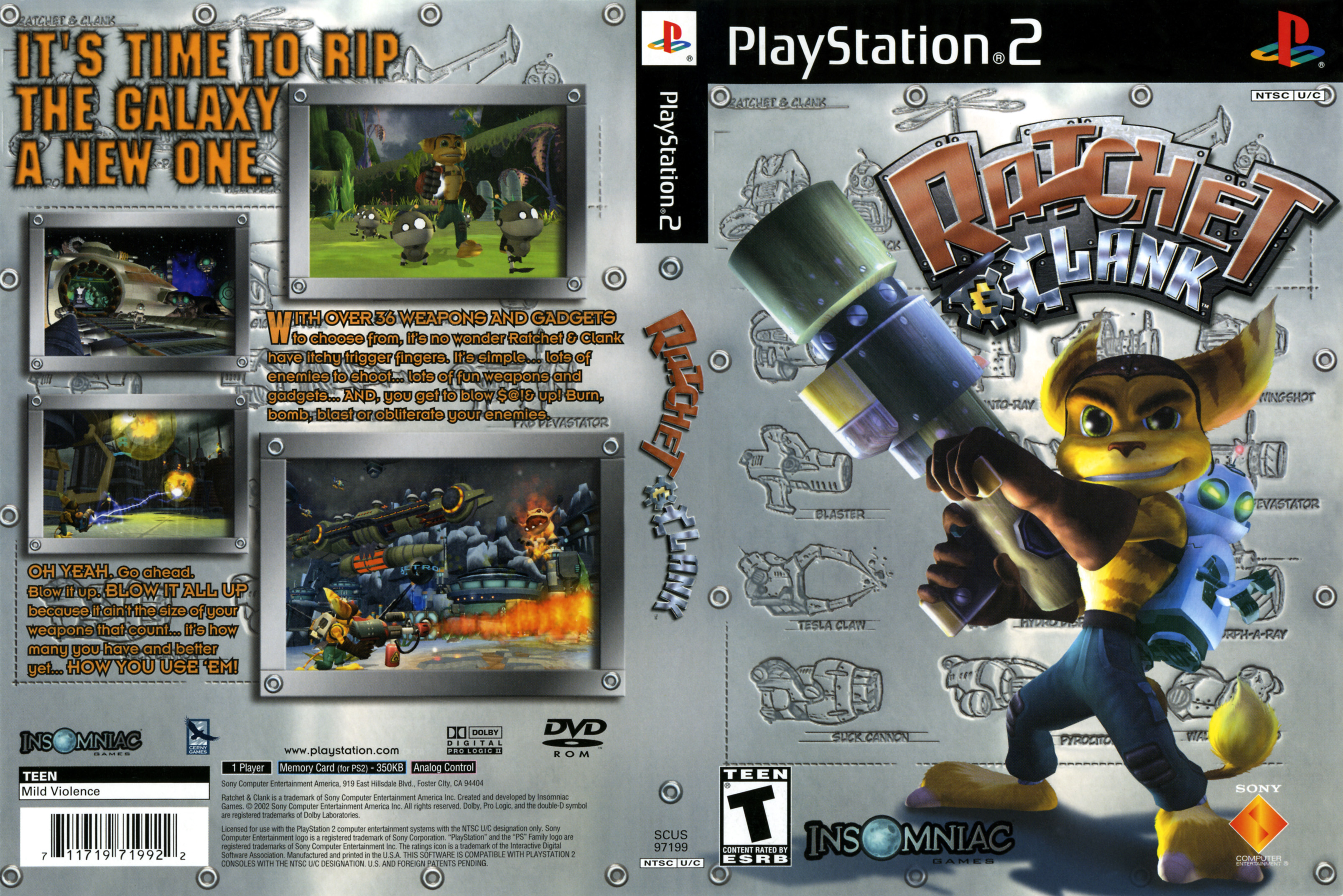 Ratchet & Clank PS2 cover