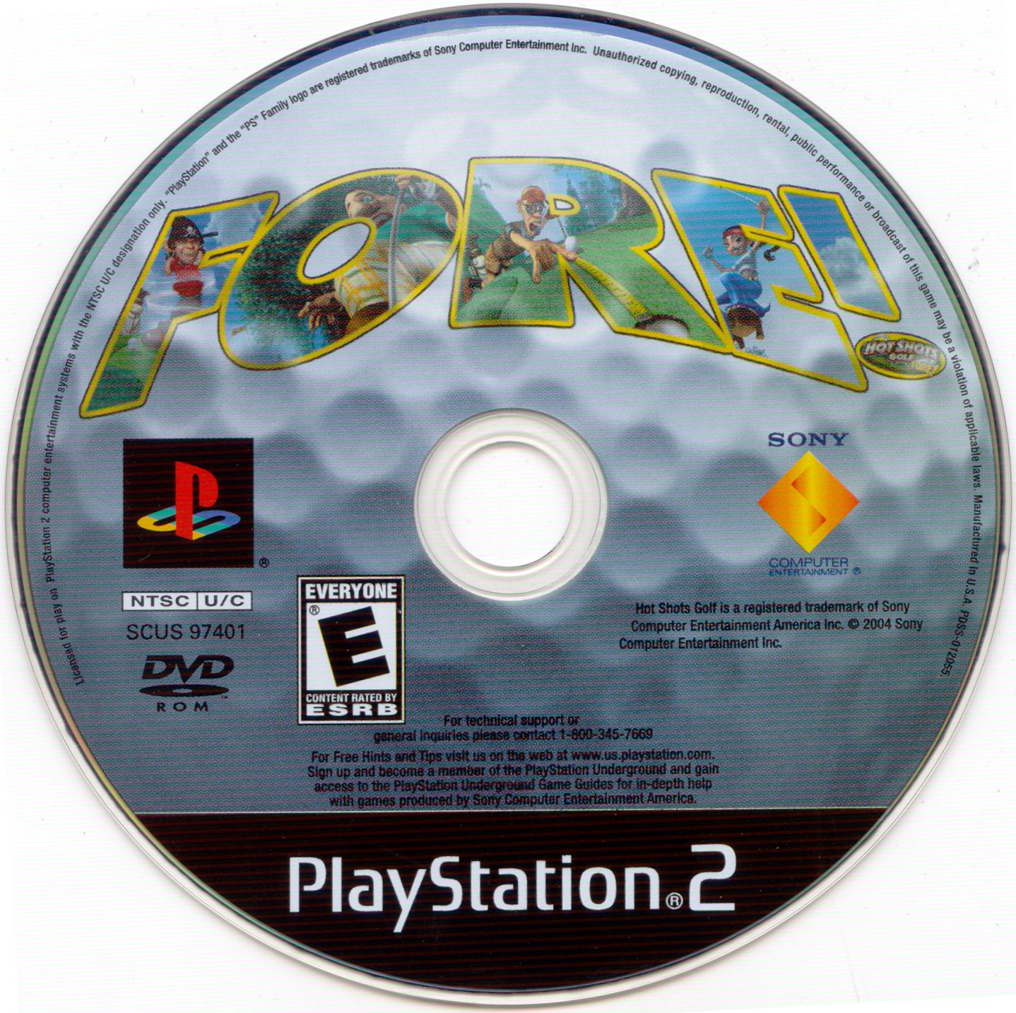 Hot Shots Golf Fore! PSX cover