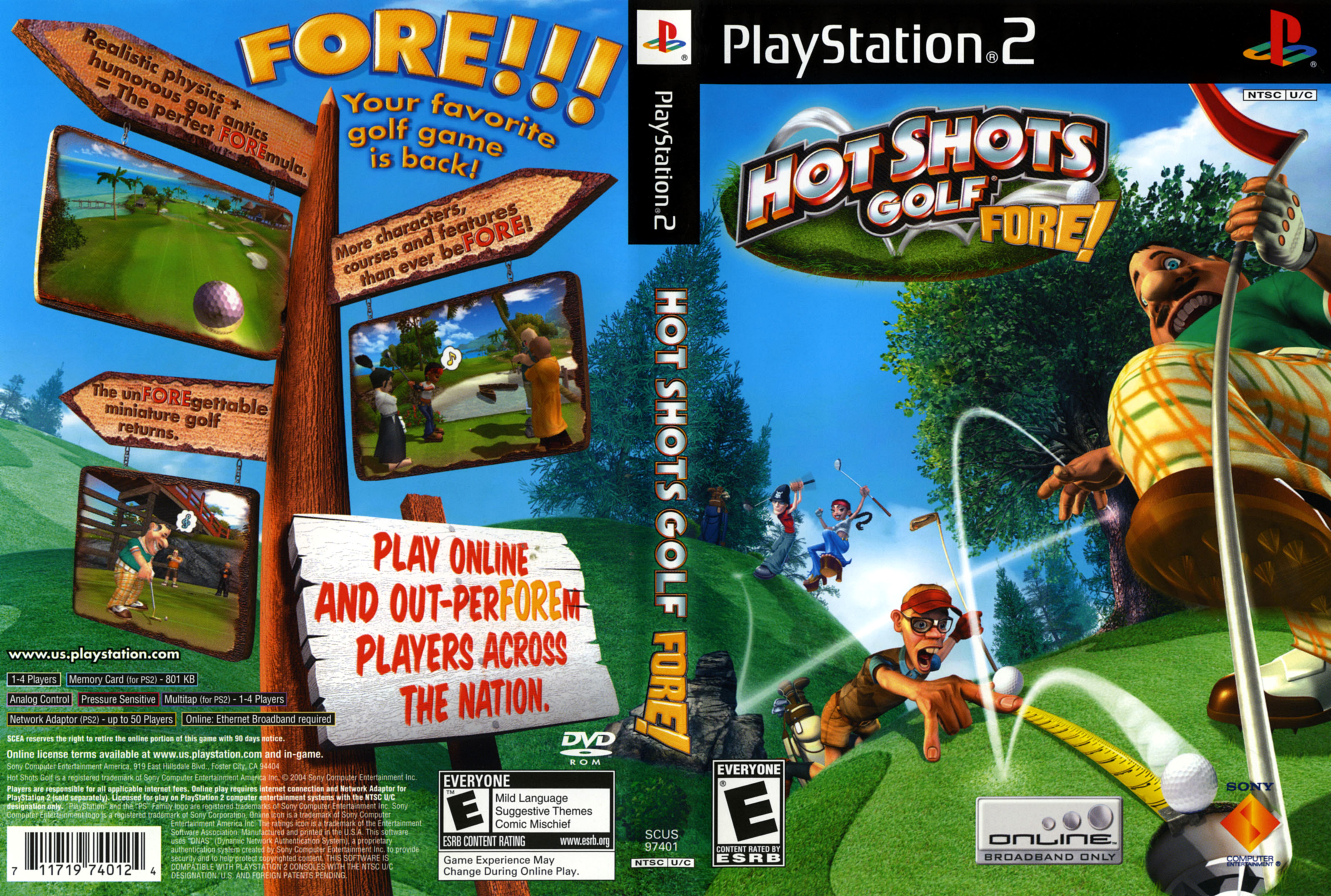 Hot Shots Golf Fore! PSX cover