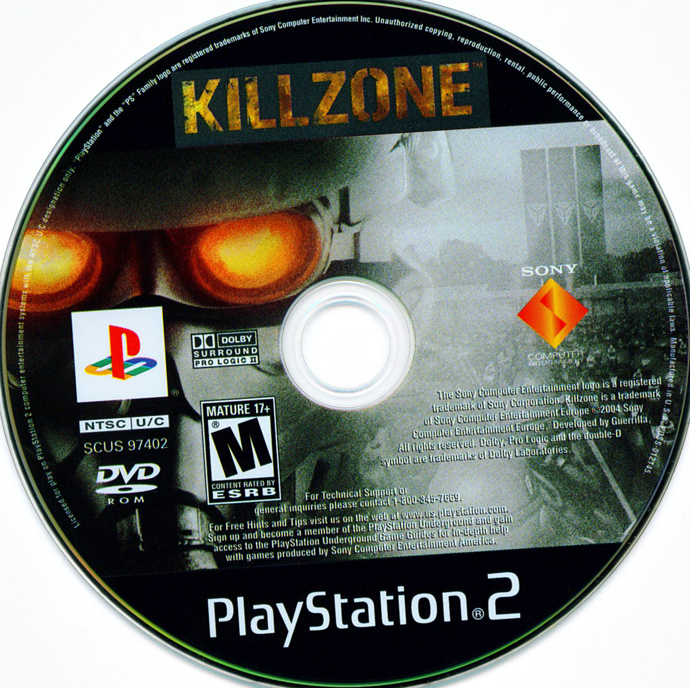 Killzone PS2 cover