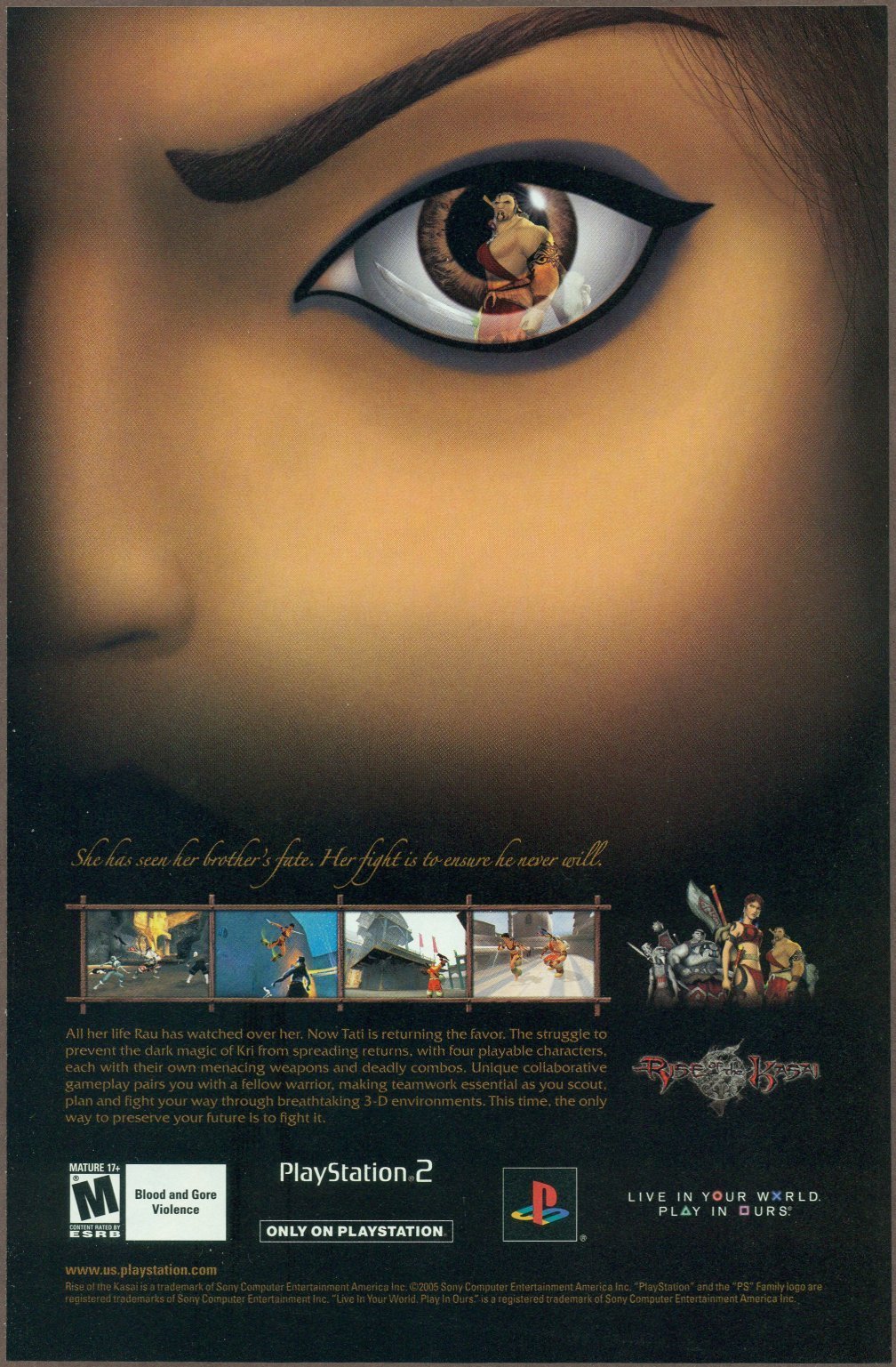 Rise of the Kasai PS2 cover