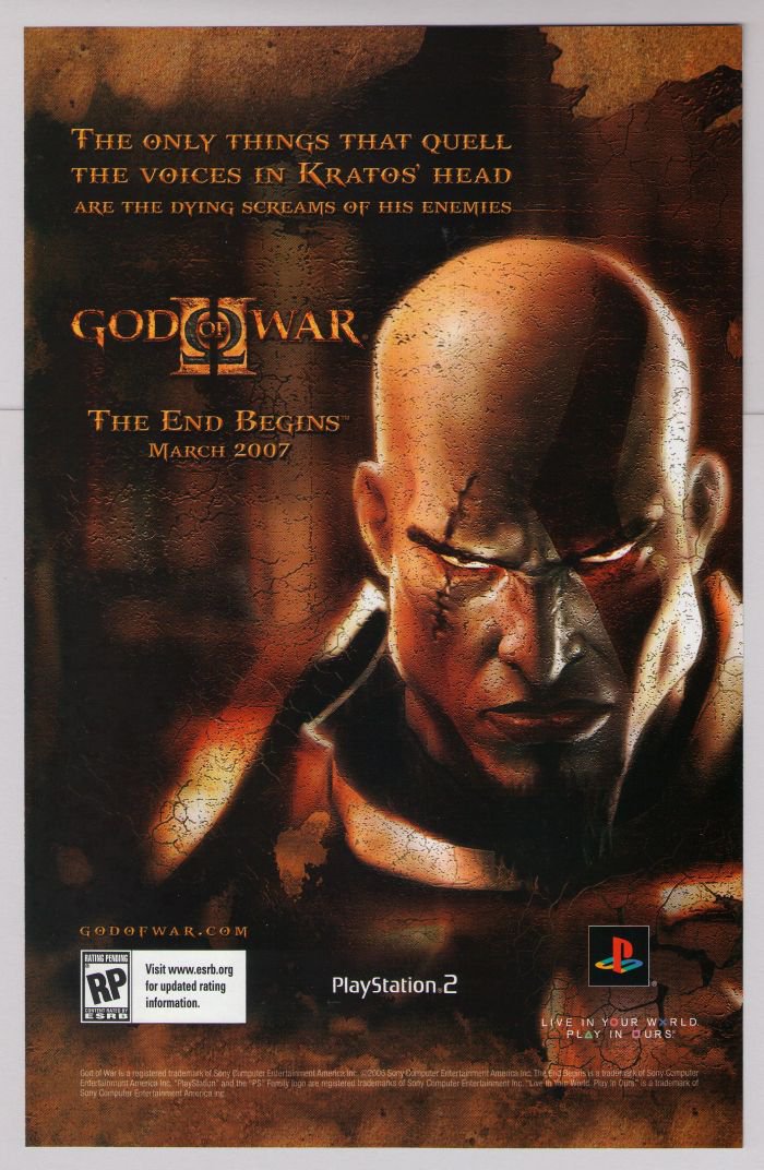 God of War II PS2 cover
