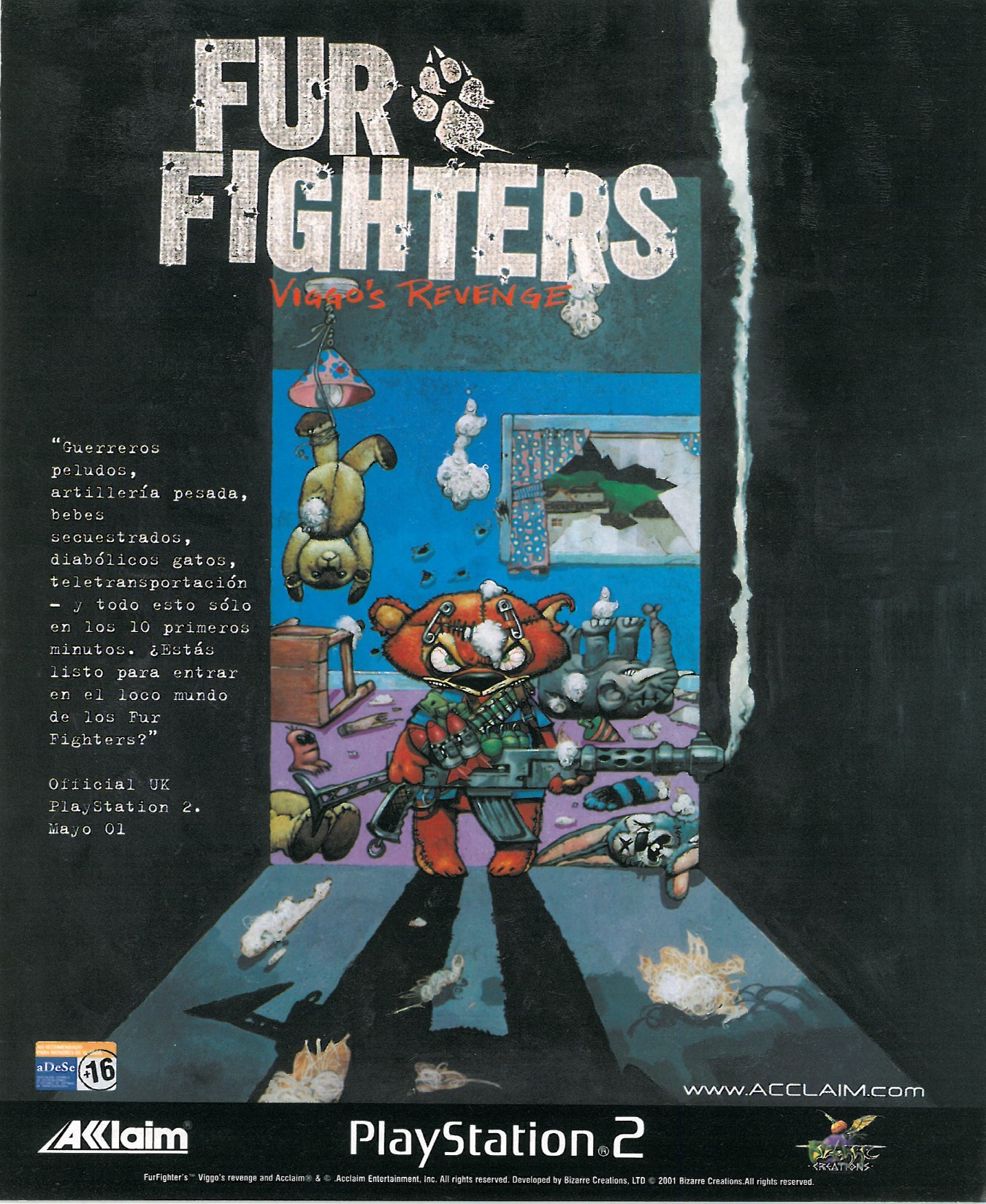 Fur Fighters - Viggo's Revenge PSX cover