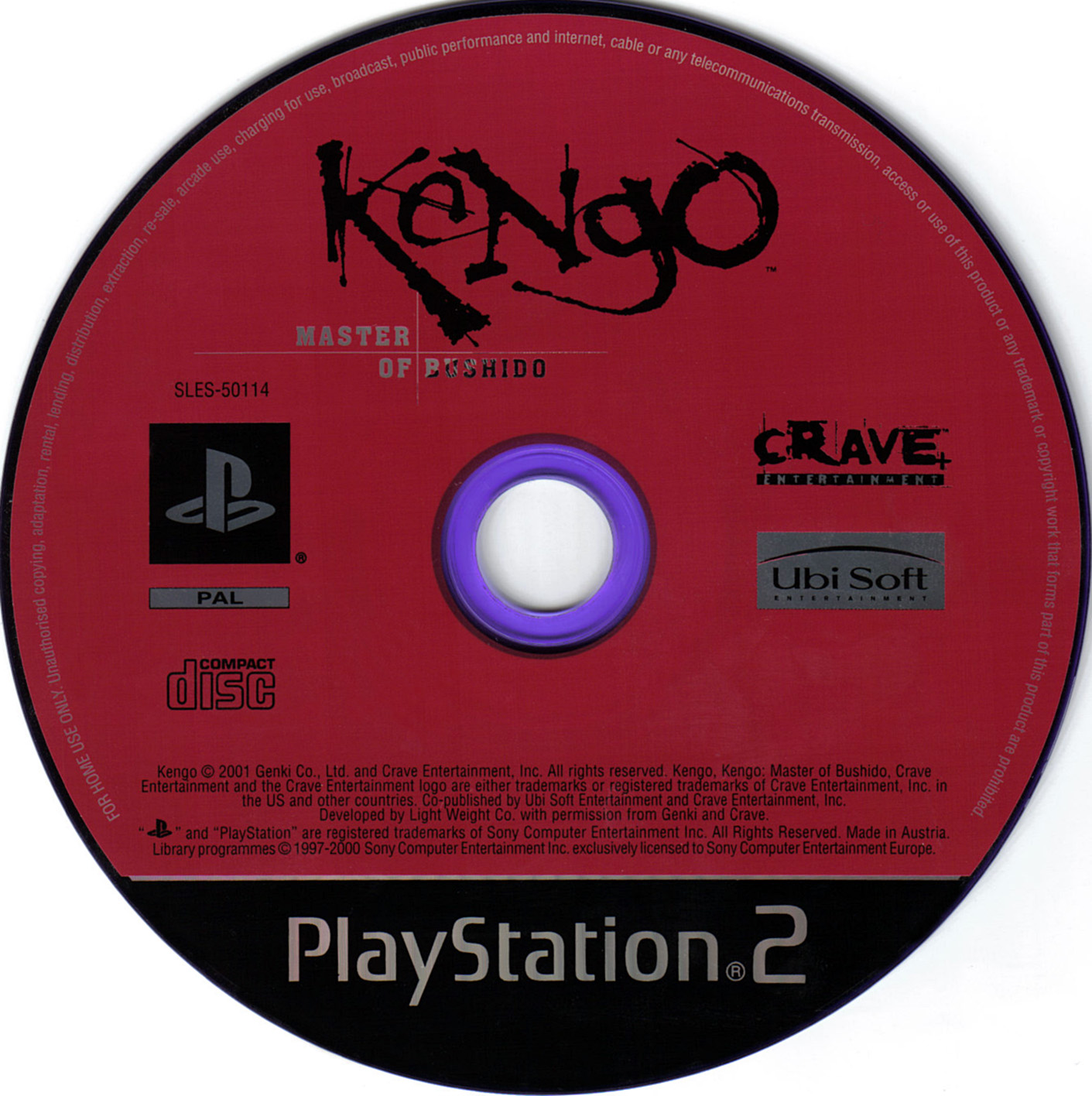 Kengo - Master of Bushido PS2 cover