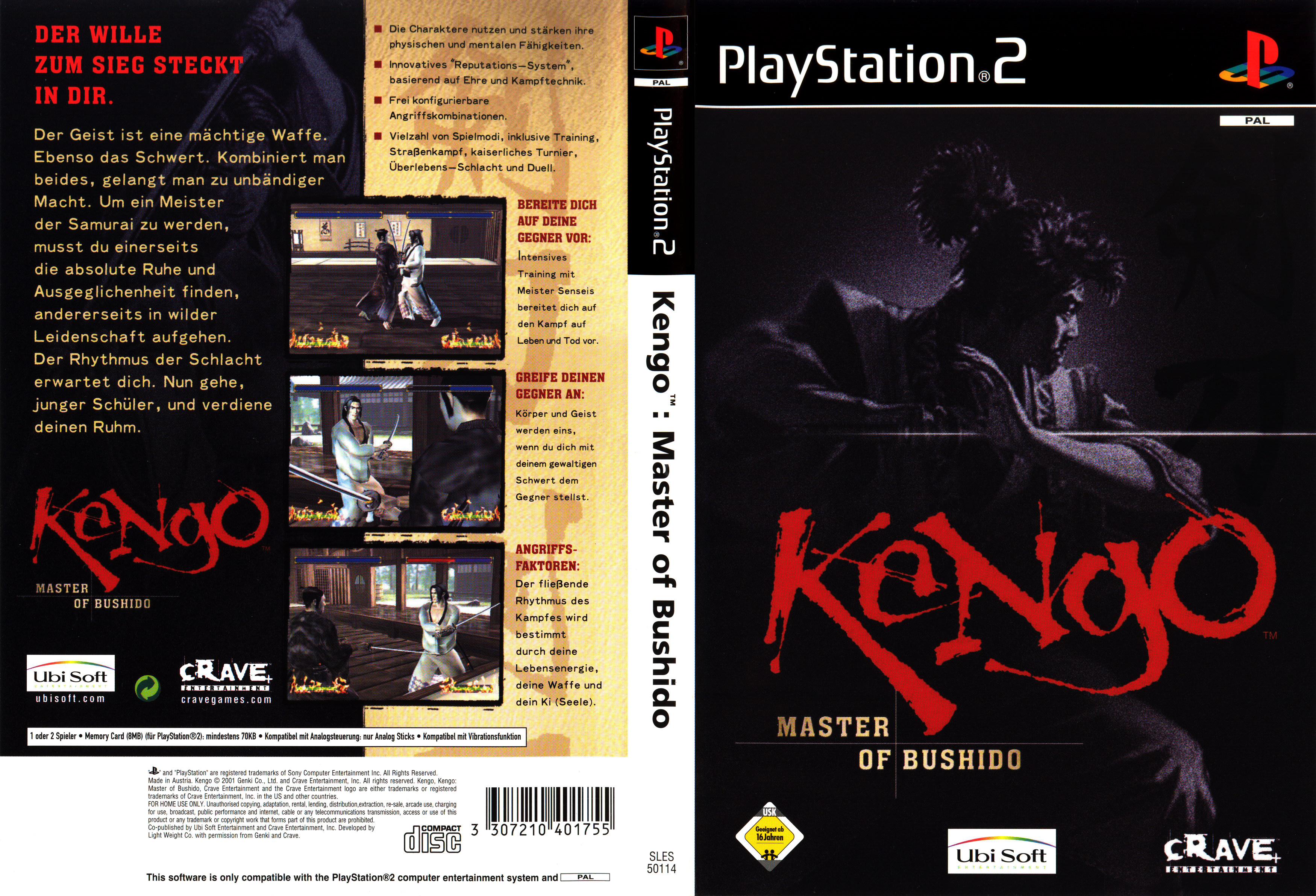 Kengo - Master of Bushido PS2 cover