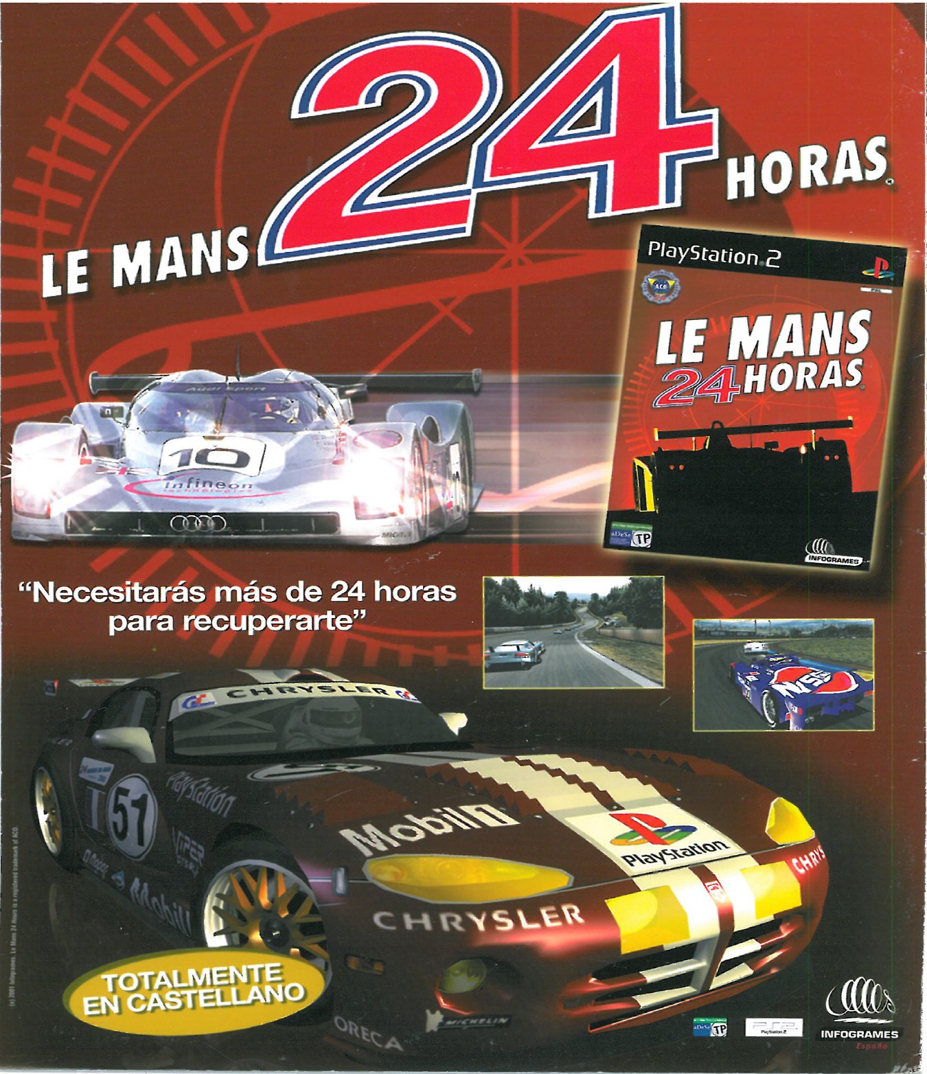 Le Mans 24 Hours PS2 cover