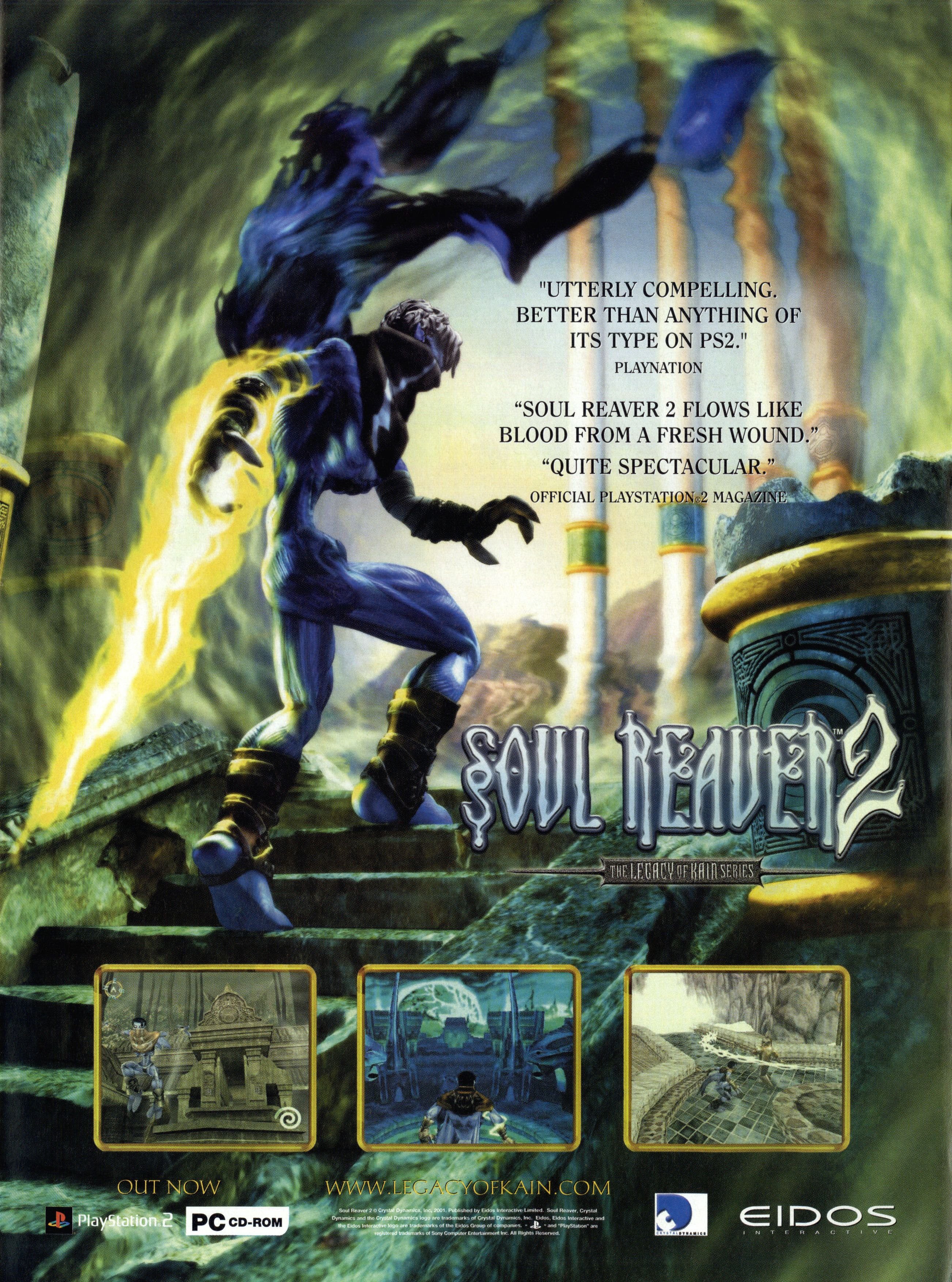 Legacy of Kain - Soul Reaver 2 PS2 cover