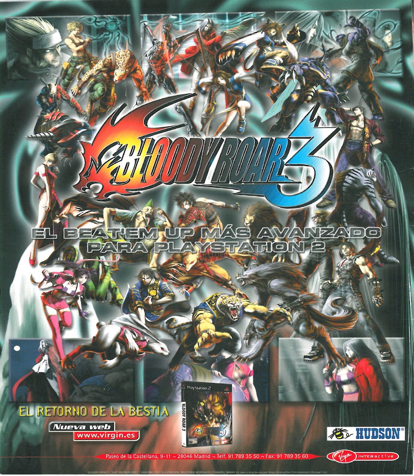 Bloody Roar 3 Ball PS2 cover