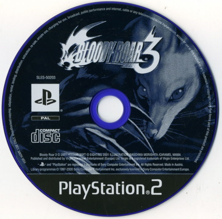 Bloody Roar 3 Ball PS2 cover