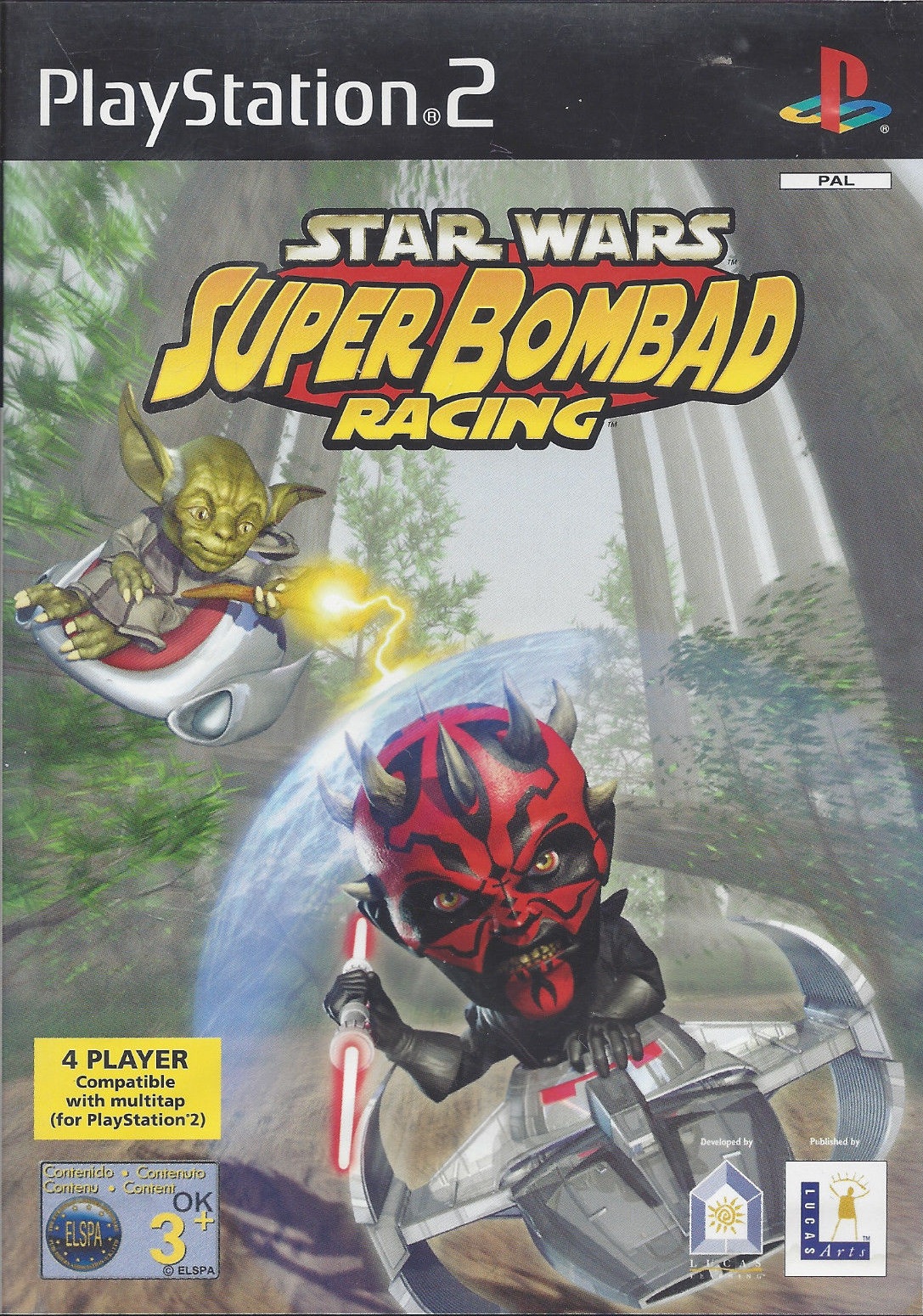 Star Wars - Super Bombad Racing PS2 cover