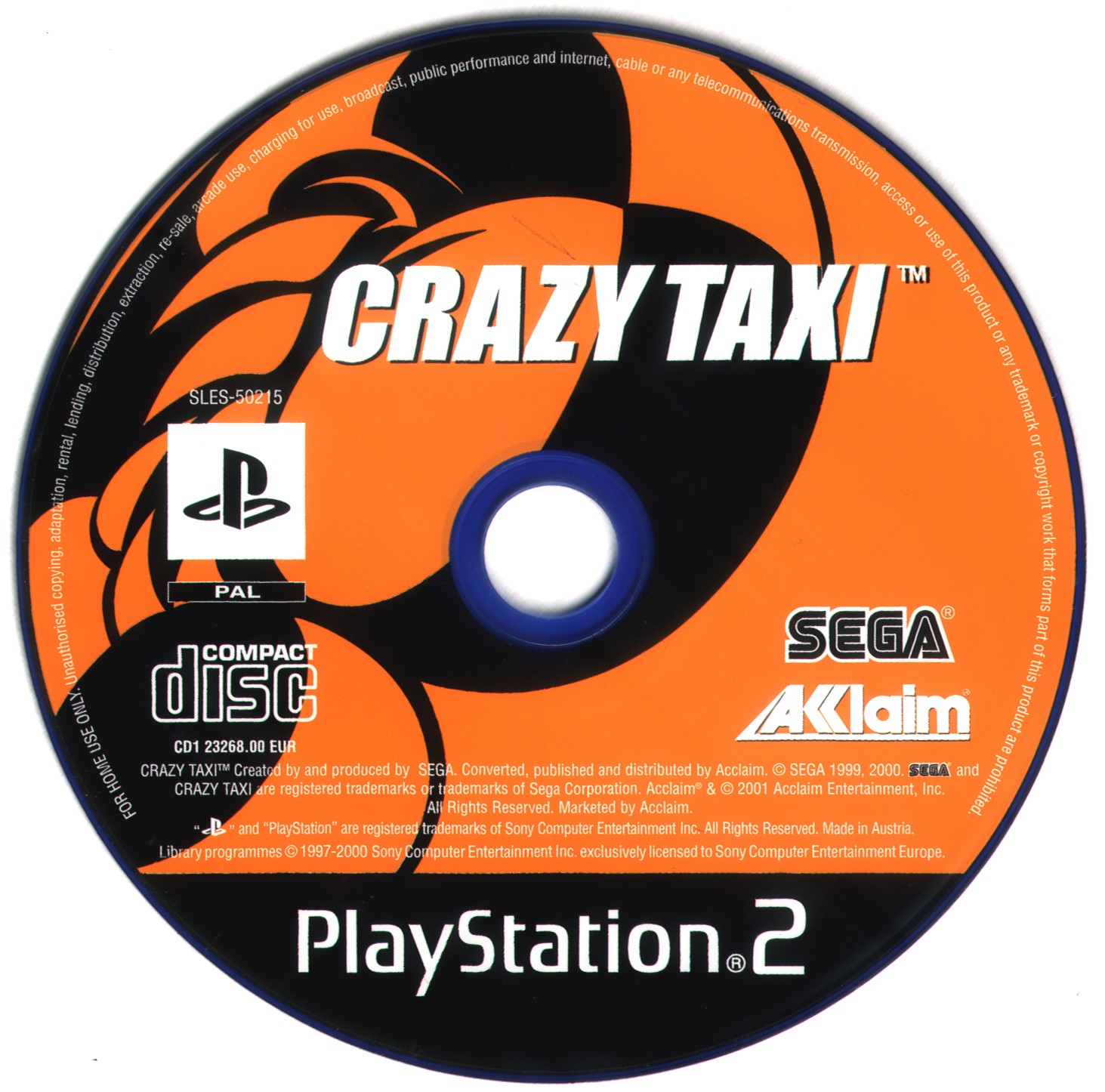 Crazy Taxi PSX cover
