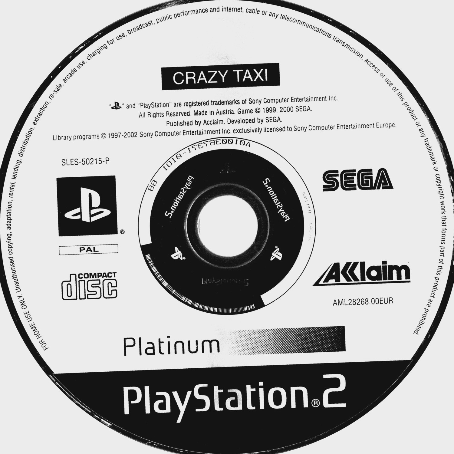 Crazy Taxi PSX cover