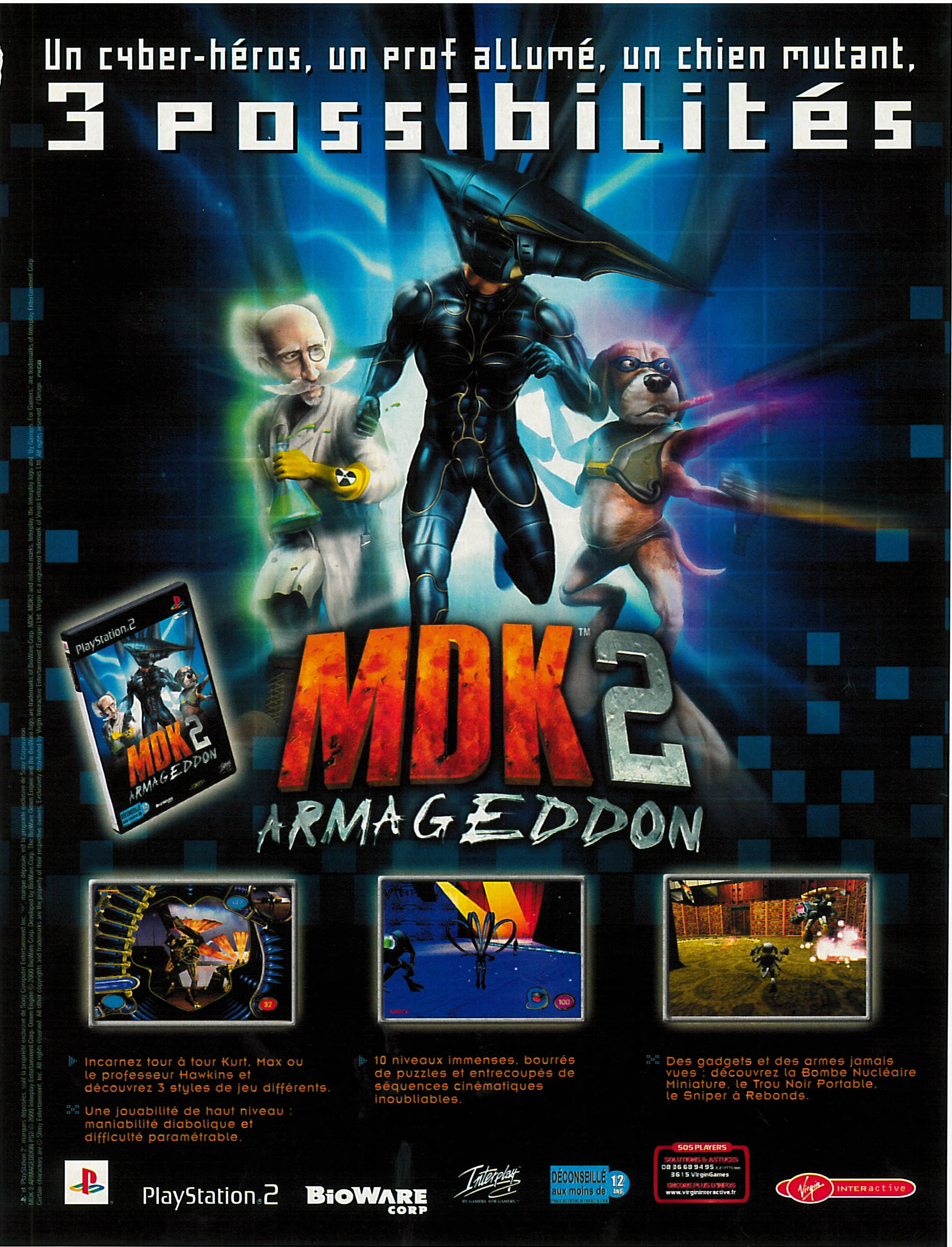 MDK 2 - Armageddon PS2 cover
