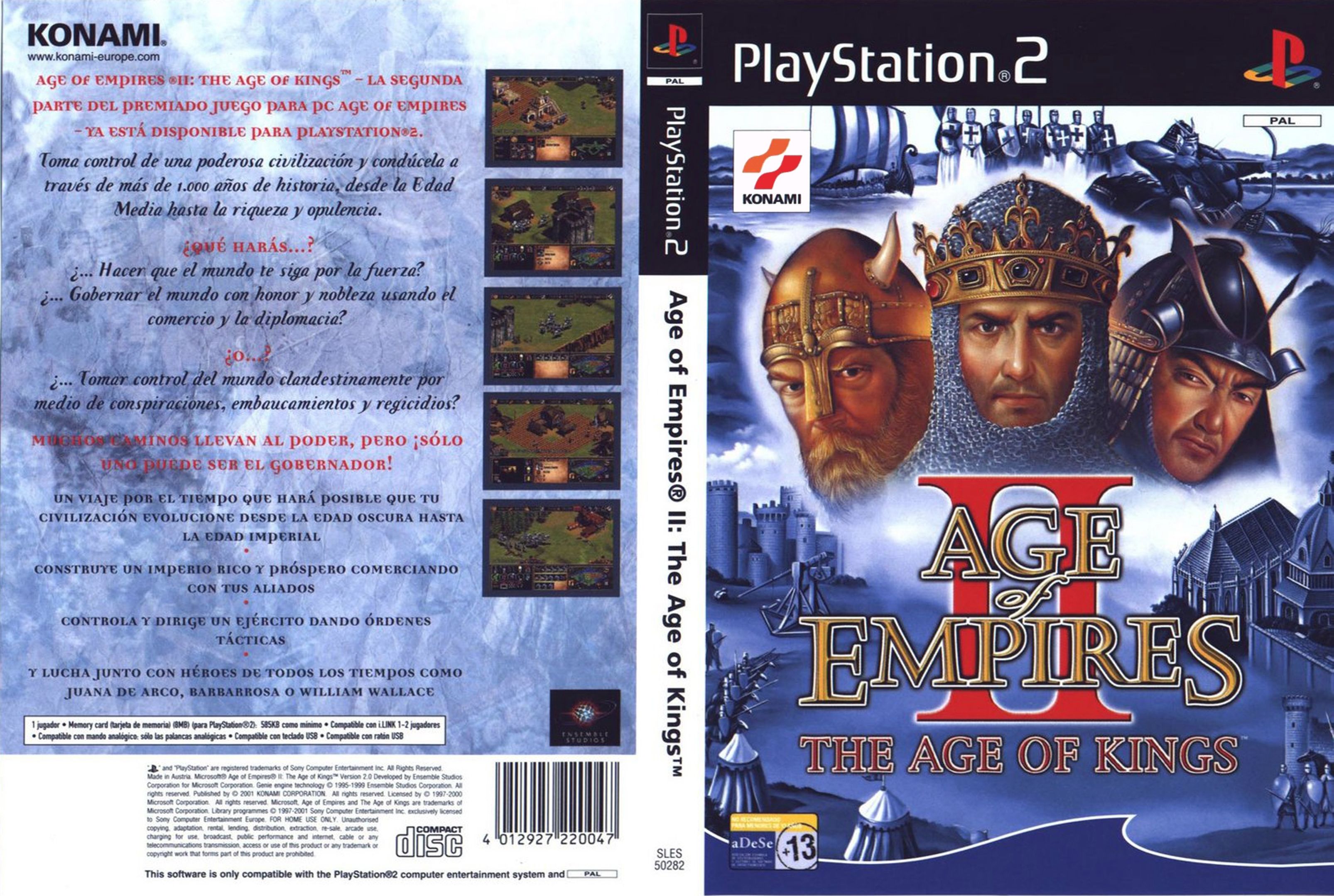 Age of Empires II - The Age of Kings PSX cover