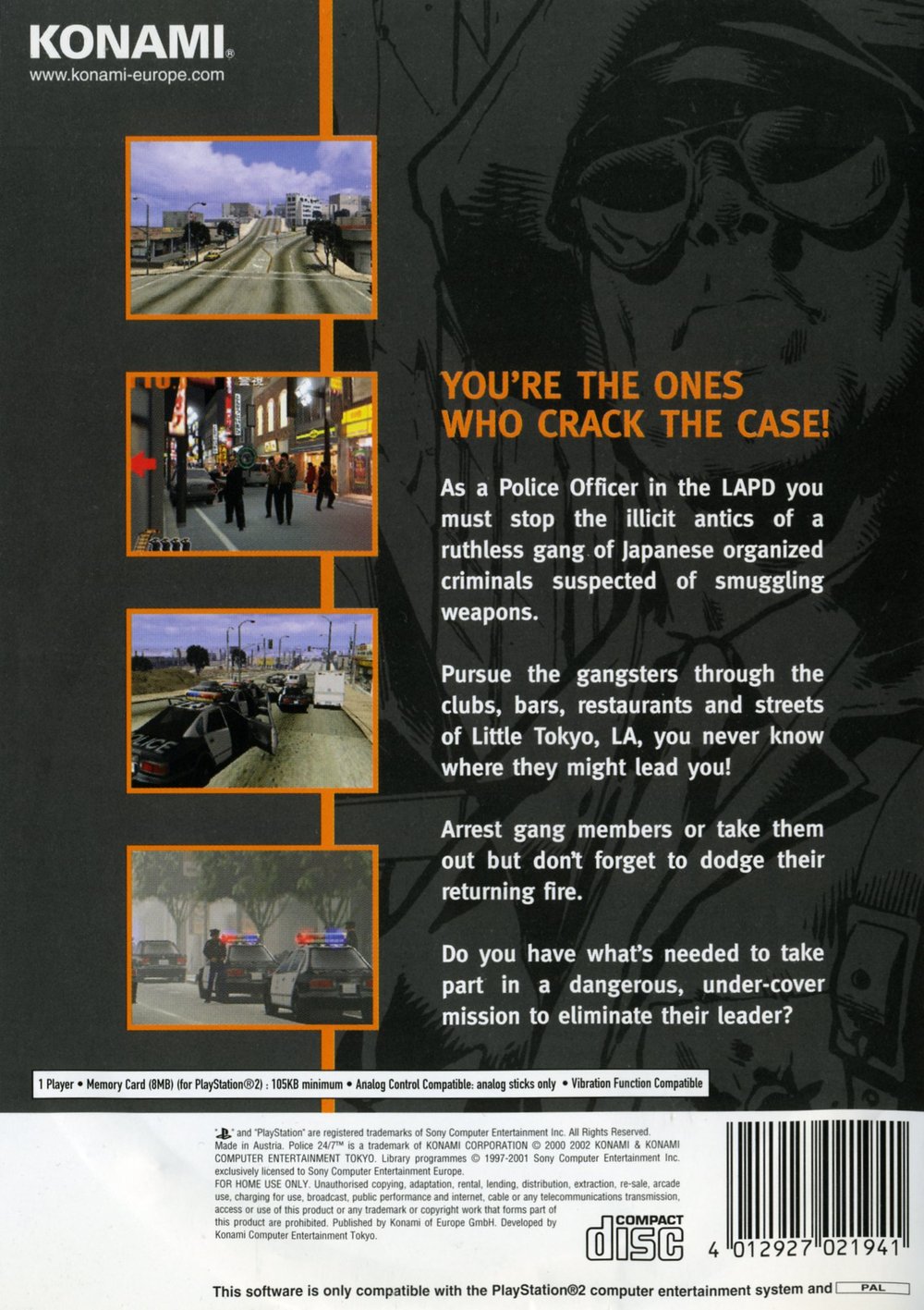 Police 24/7 PS2 cover