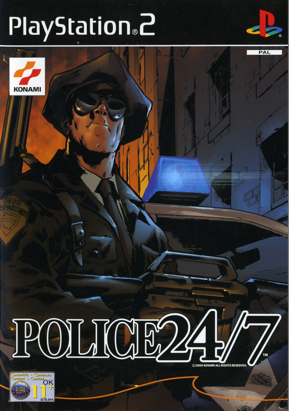 Police 24/7 PS2 cover