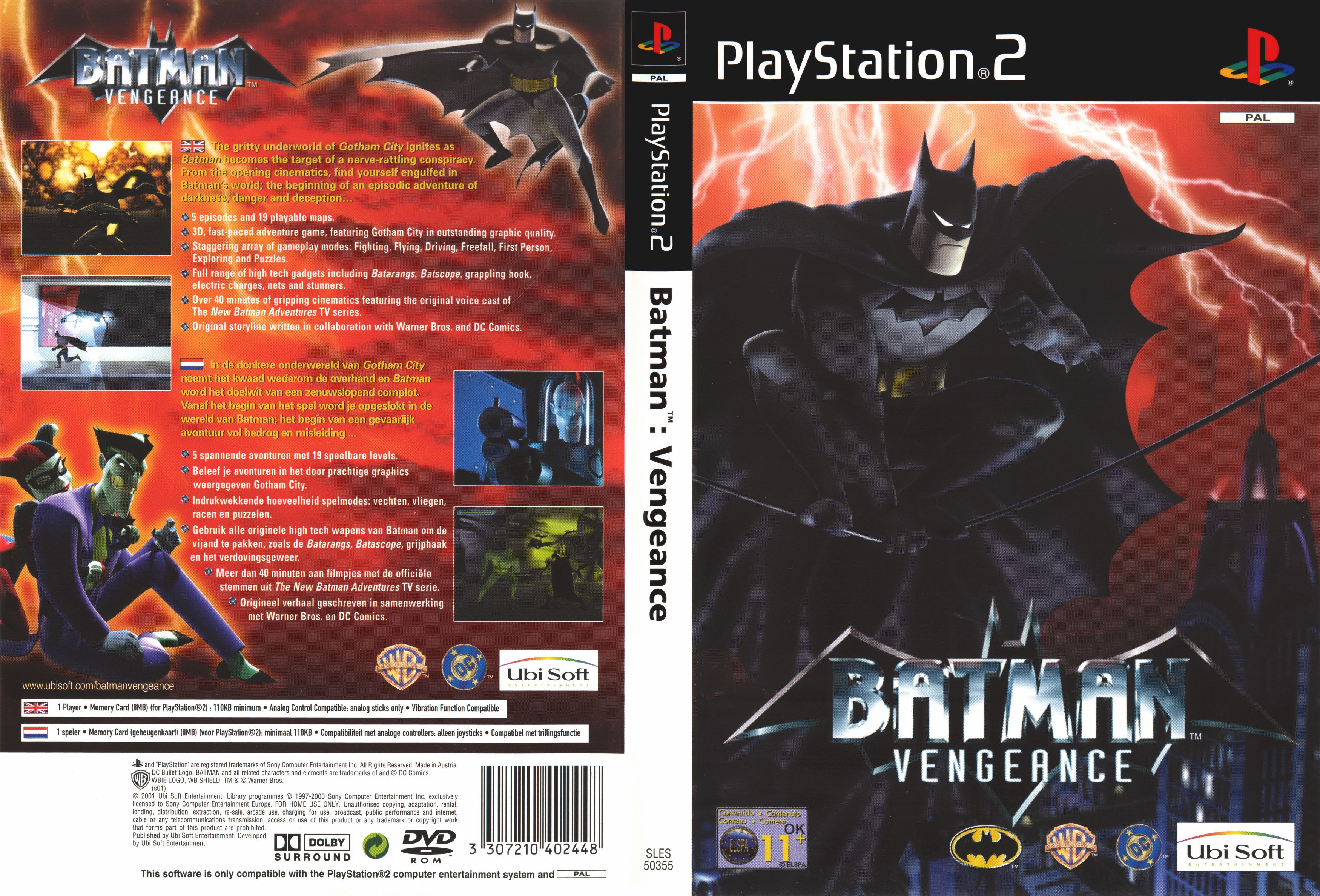 Batman Vengeance PSX cover