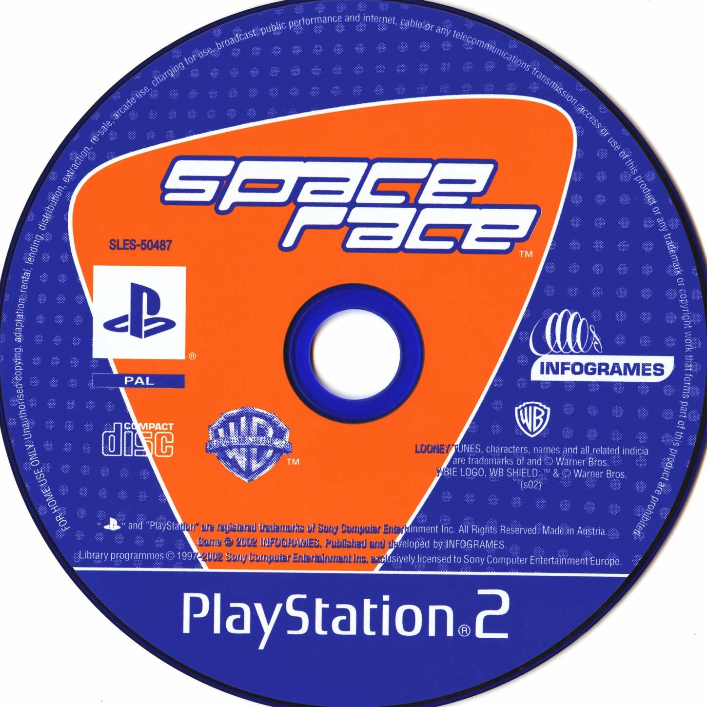Looney Tunes - Space Race PS2 cover