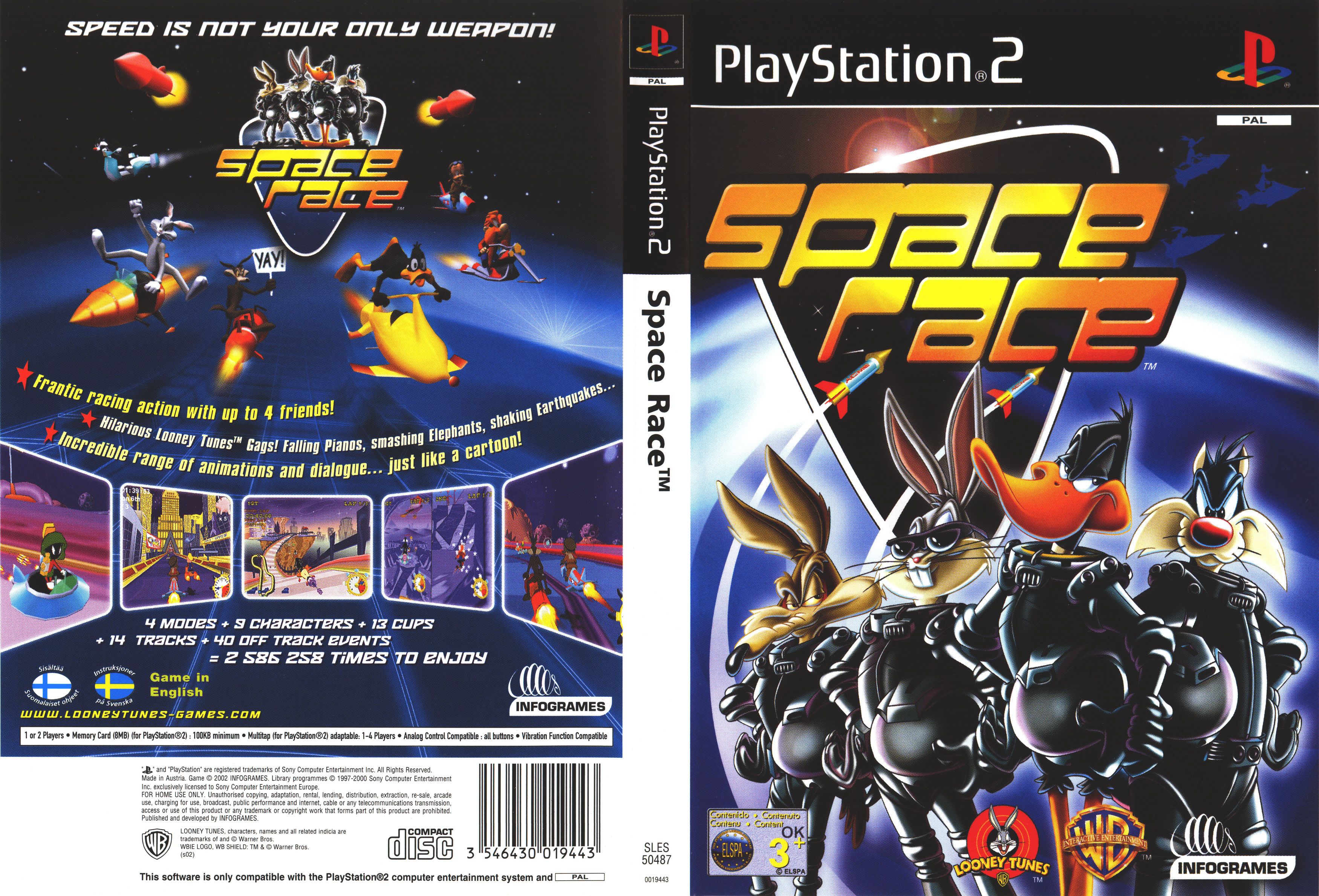 Looney Tunes - Space Race PS2 cover