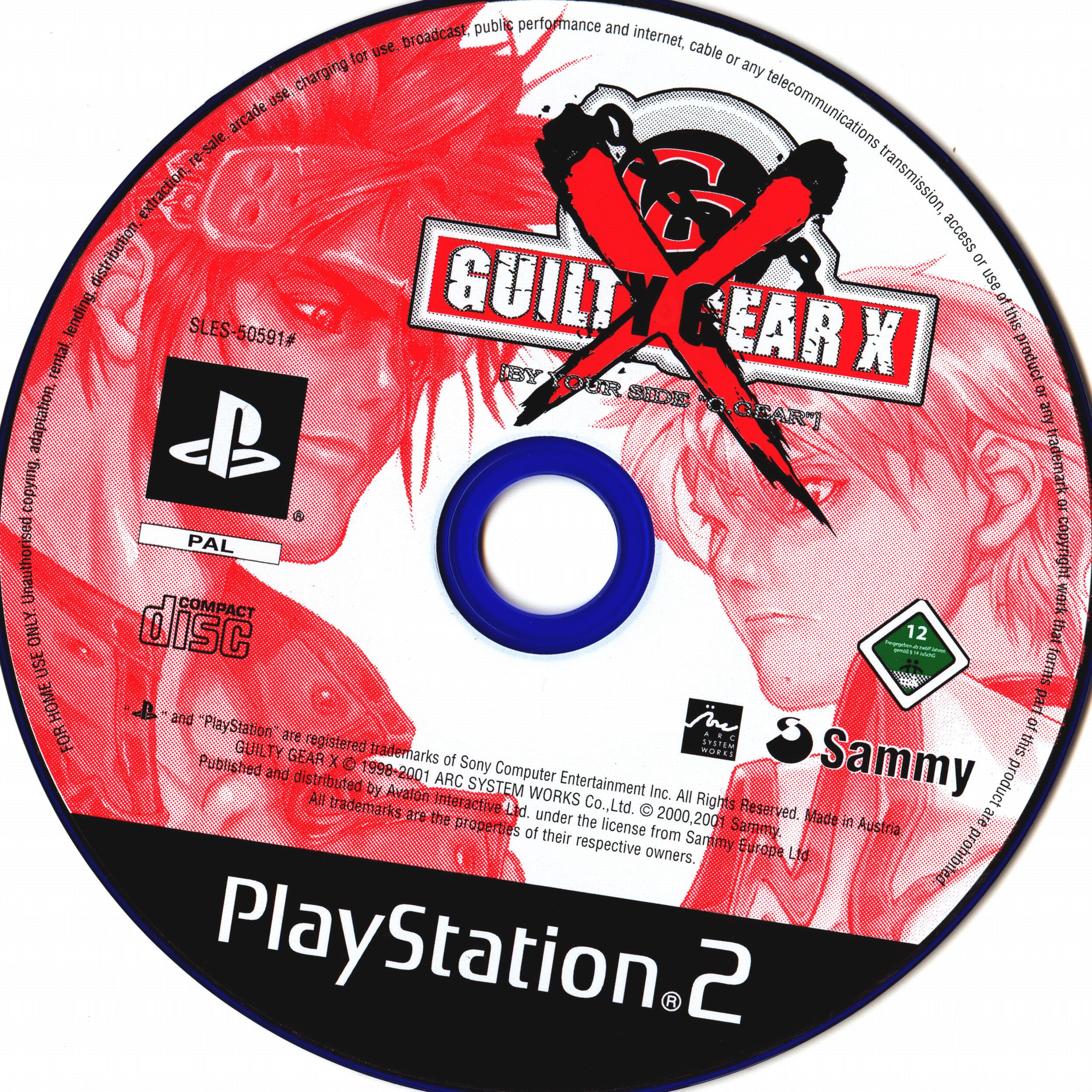 Guilty Gear X PS2 cover