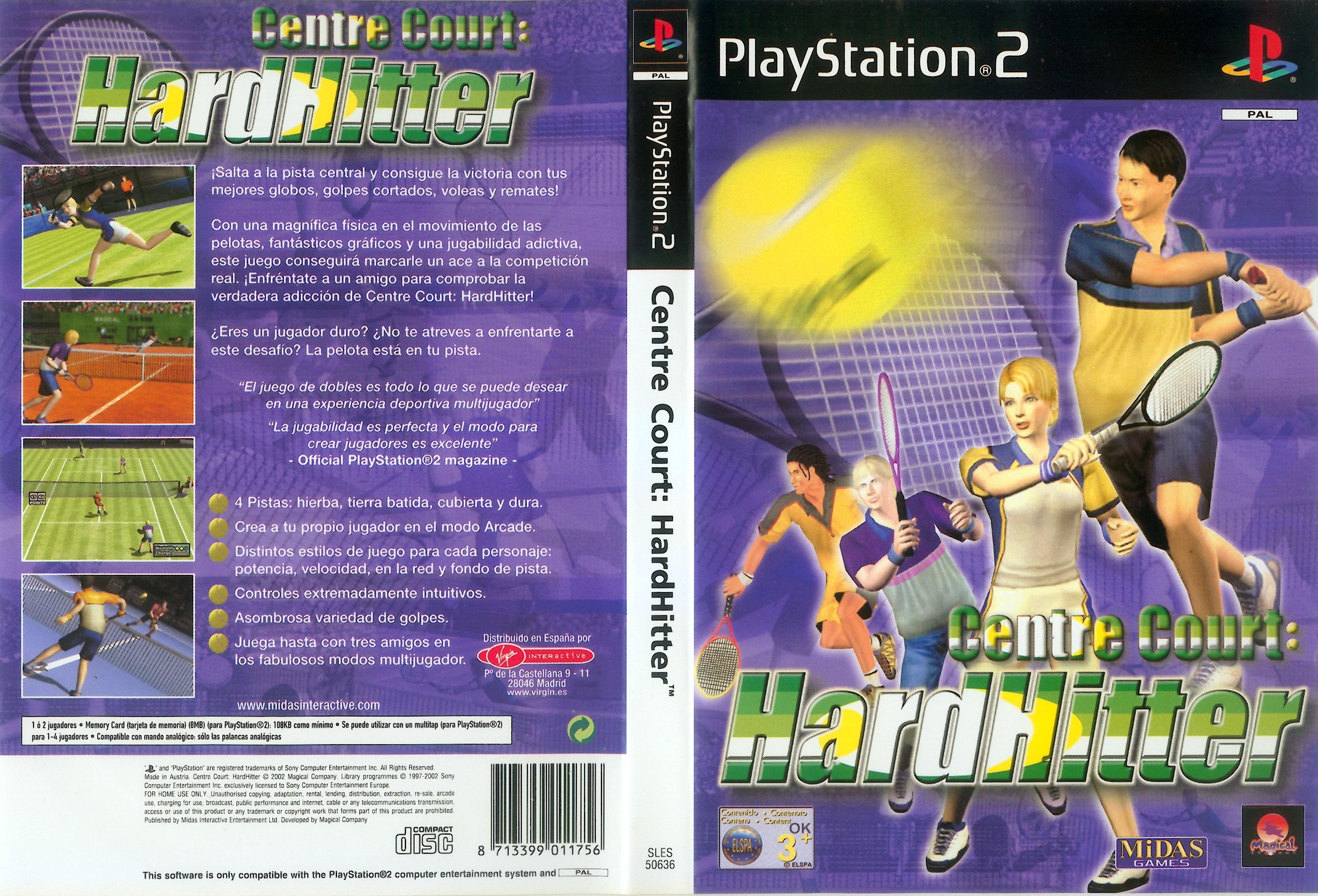 Centre Court - Hard Hitter PSX cover