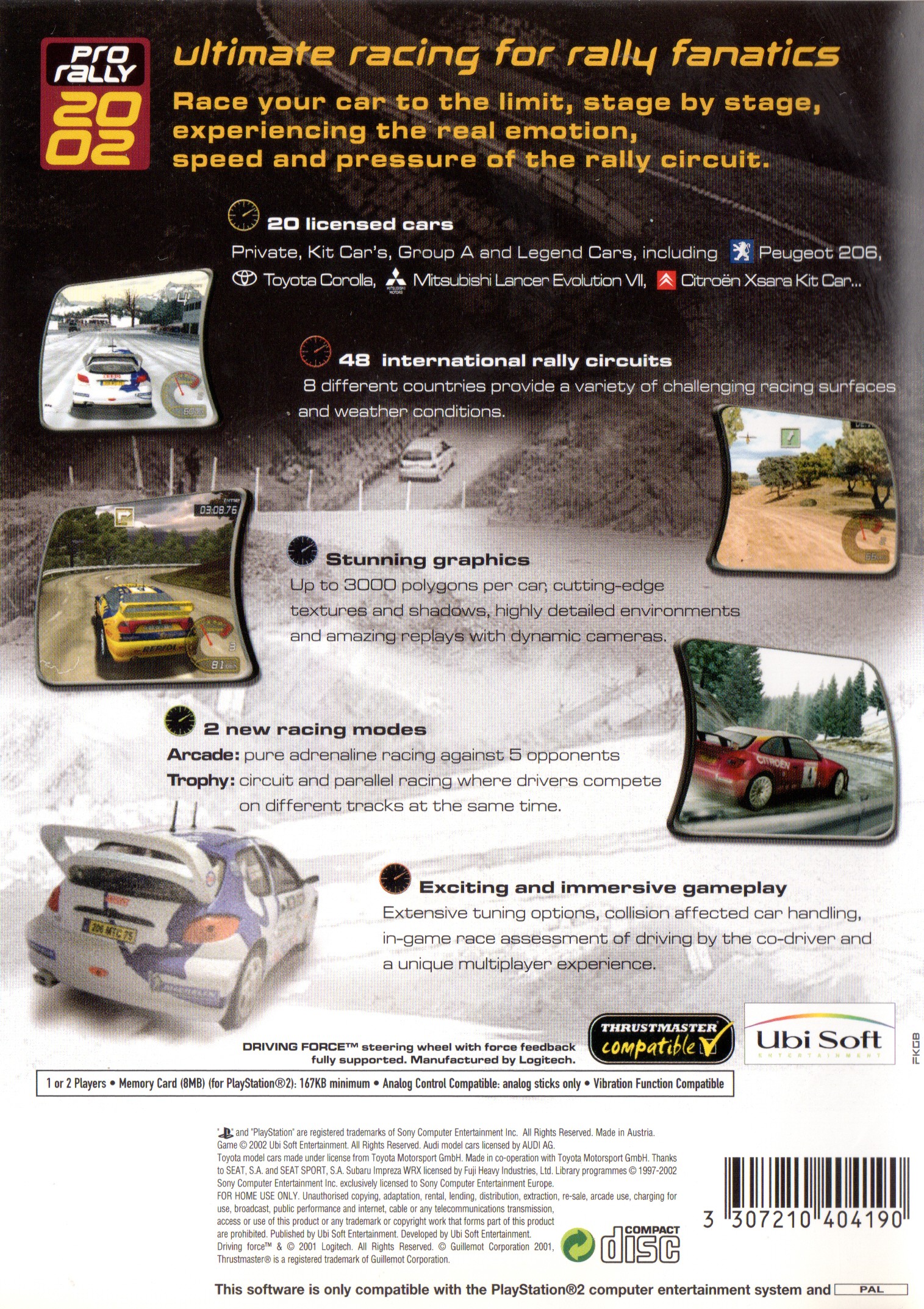 Pro Rally 2002 PSX cover