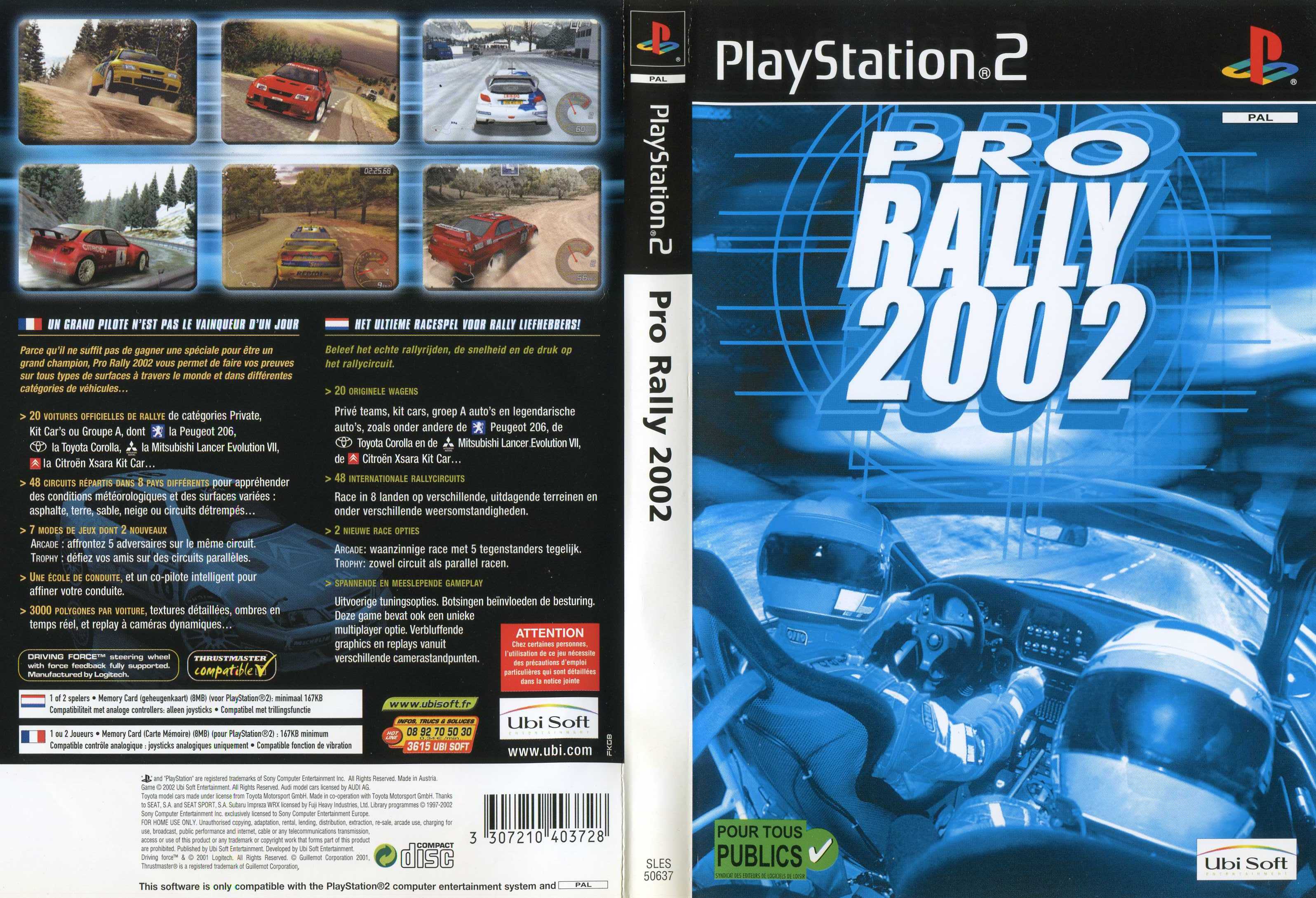Pro Rally 2002 PSX cover