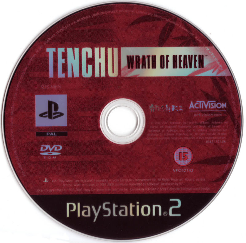 Tenchu - Wrath of Heaven PS2 cover