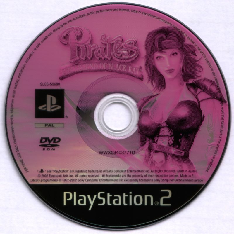 Pirates - The Legend of Black Kat PS2 cover