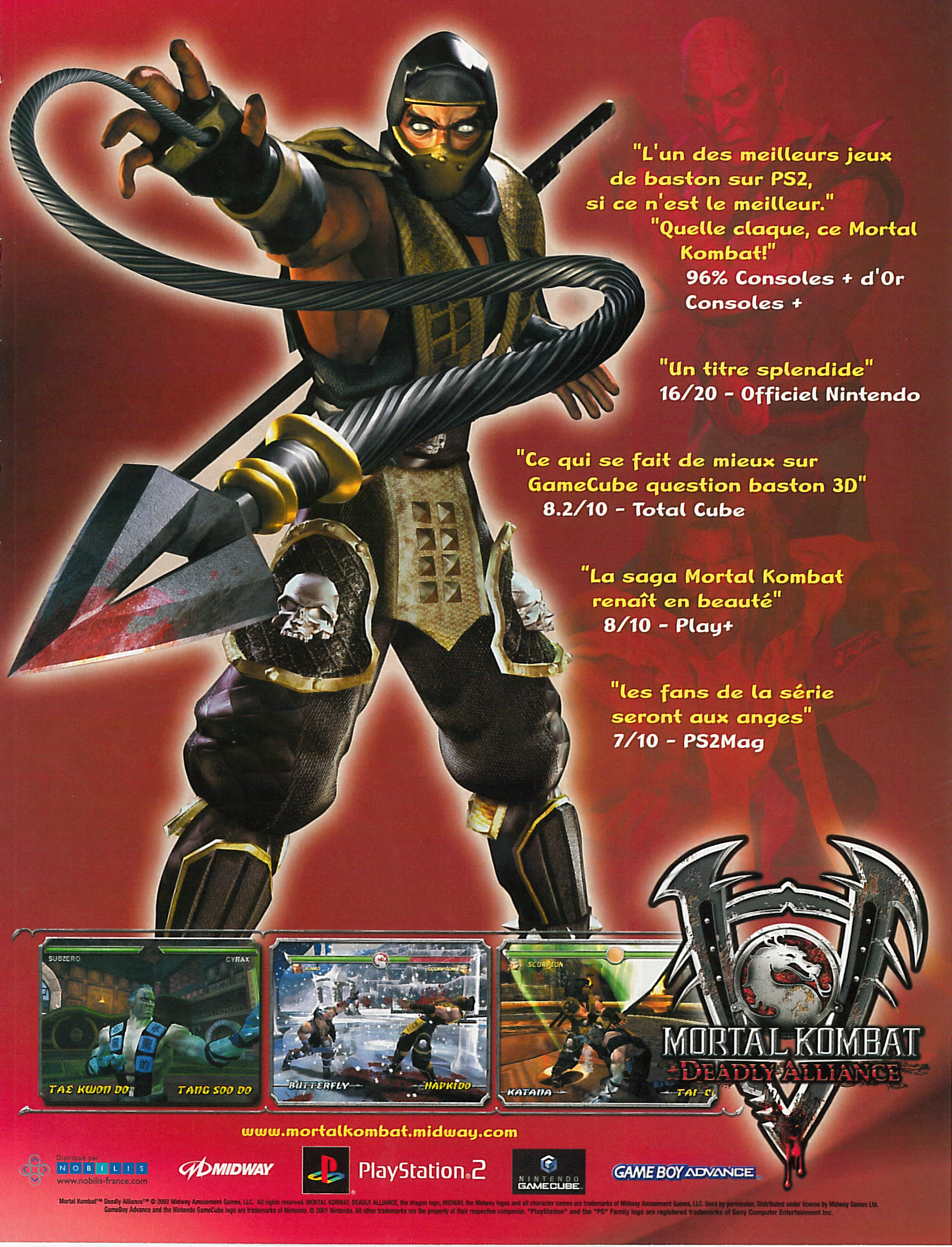 Mortal Kombat - Deadly Alliance PS2 cover
