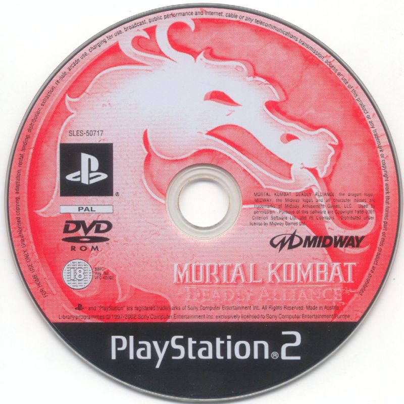 Mortal Kombat - Deadly Alliance PS2 cover