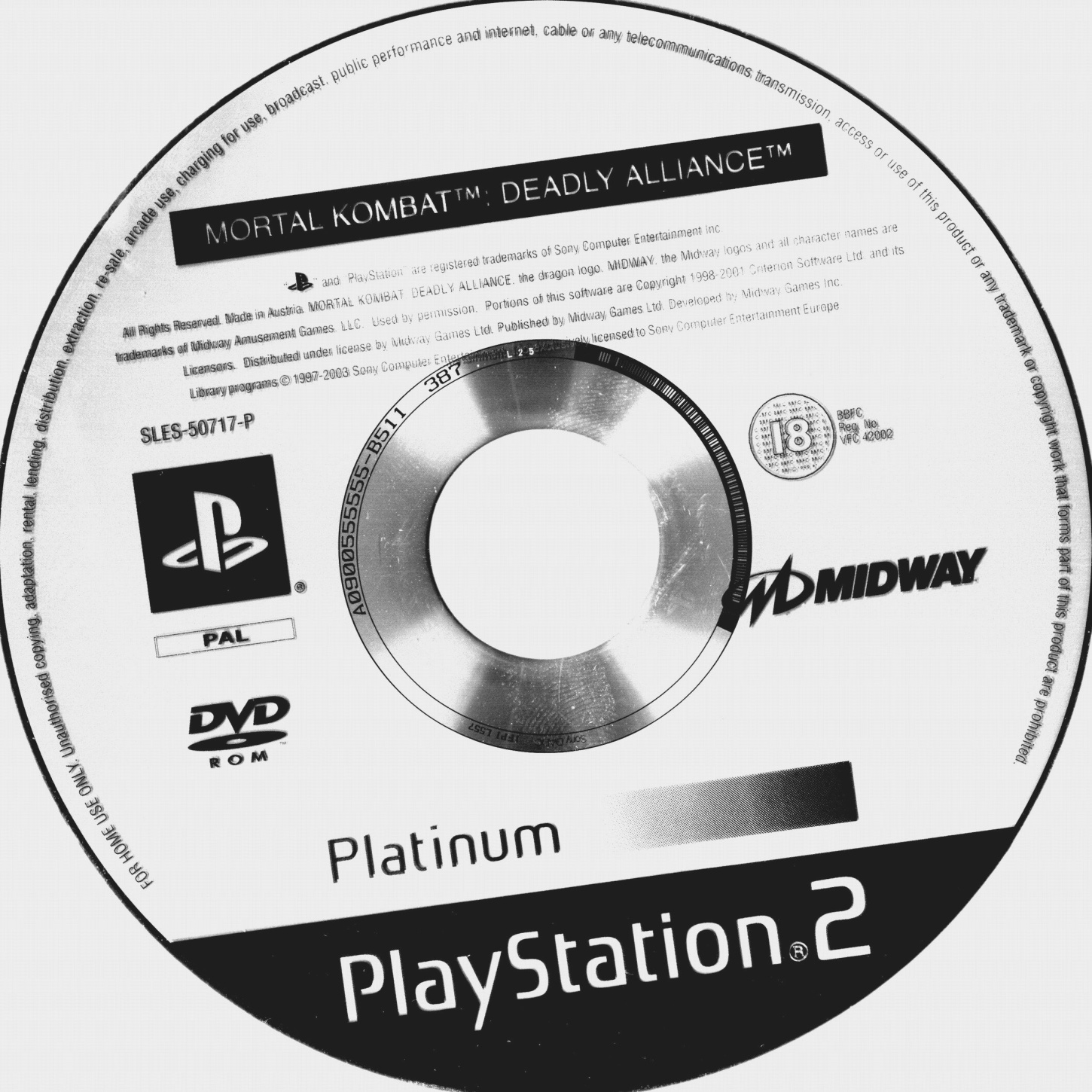 Mortal Kombat - Deadly Alliance PS2 cover