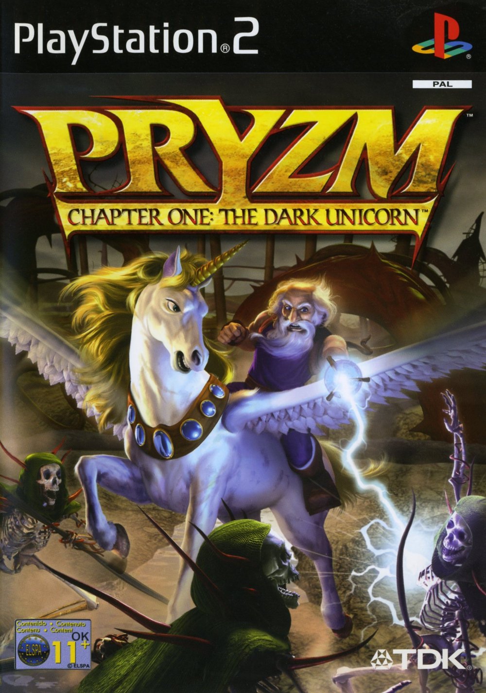 Pryzm Chapter One - The Dark Unicorn PS2 cover