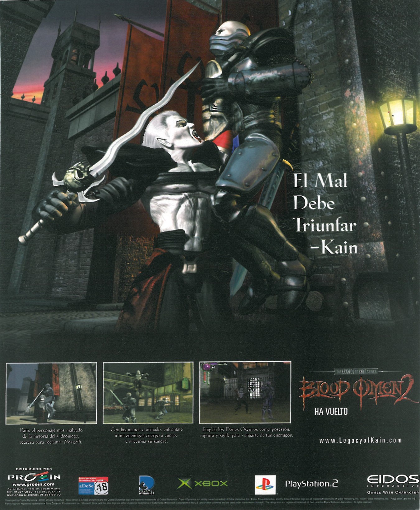 Legacy of Kain - Blood Omen 2 PS2 cover