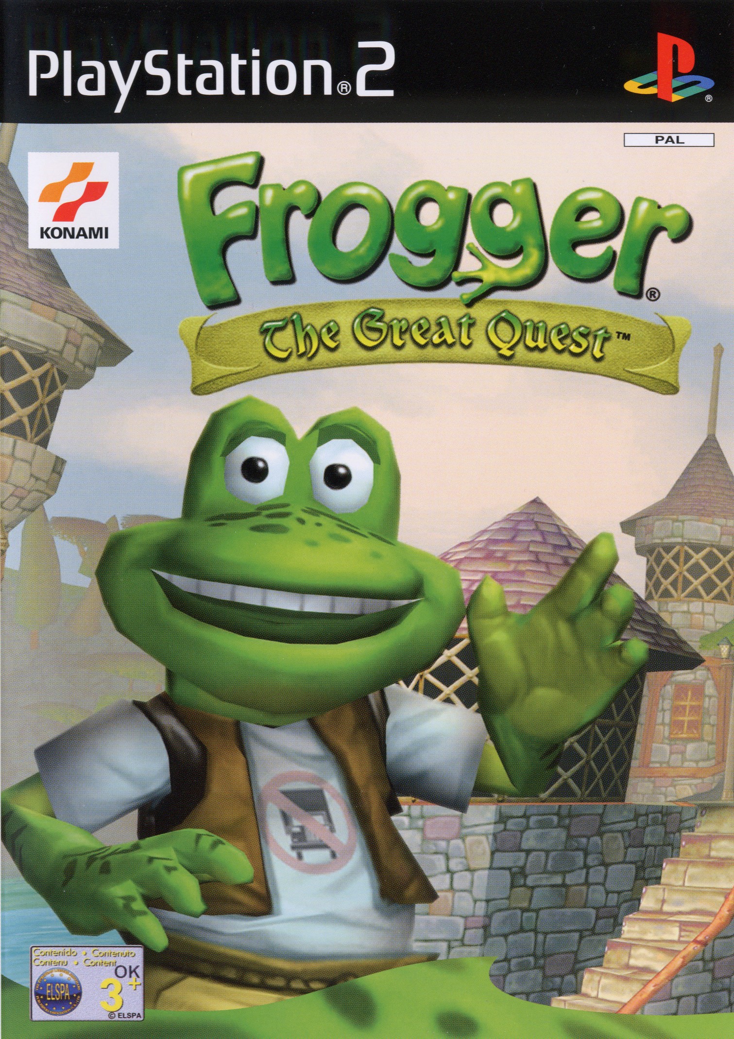 Frogger - The Great Quest PSX cover