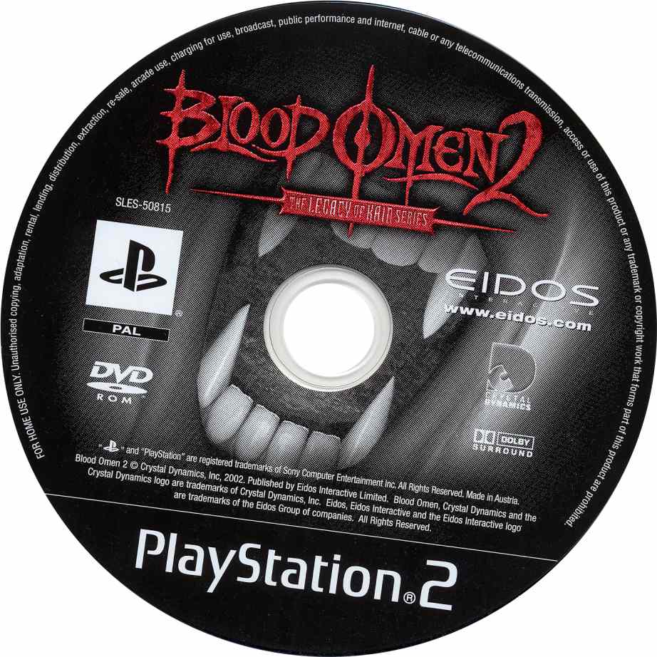 Legacy of Kain - Blood Omen 2 PS2 cover