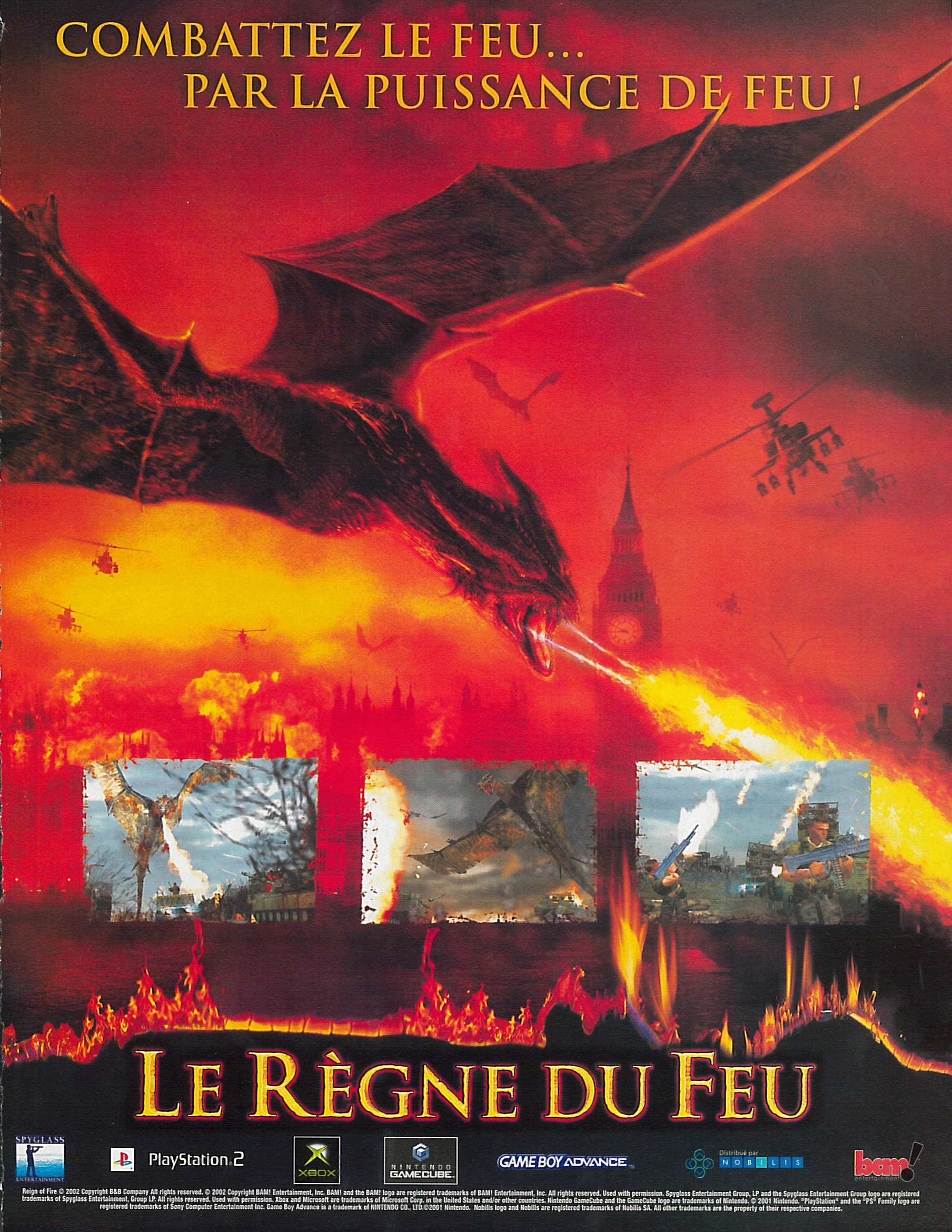 Reign of Fire PS2 cover