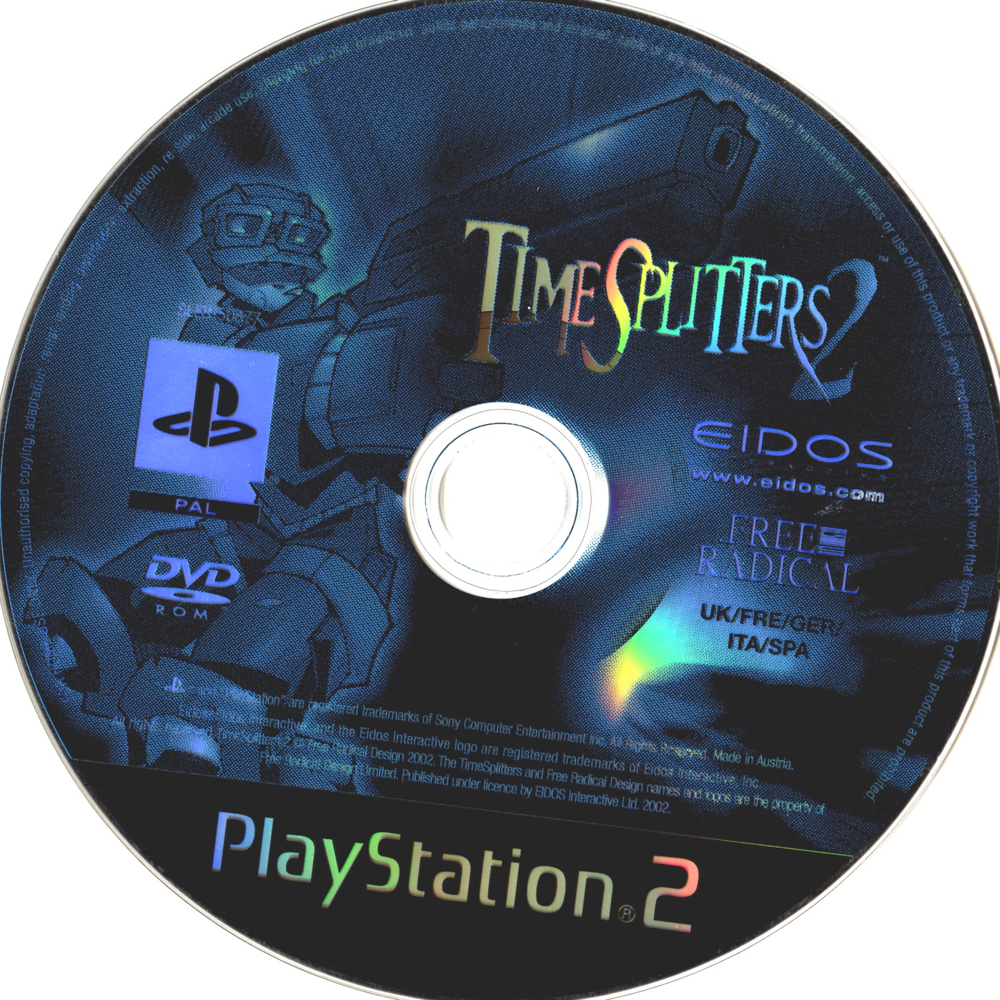 TimeSplitters 2 PS2 cover