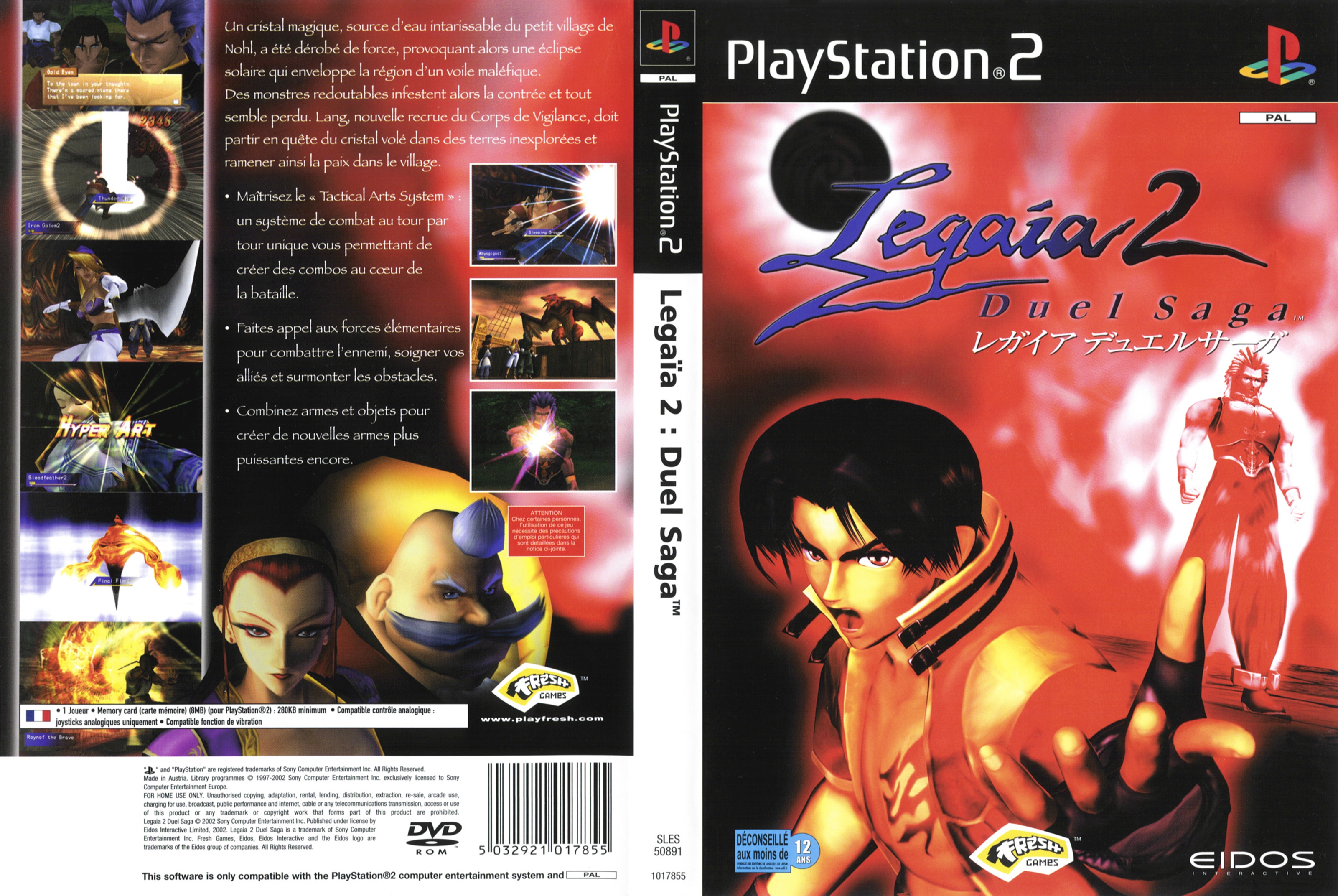 Legaia 2 - Duel Saga PS2 cover