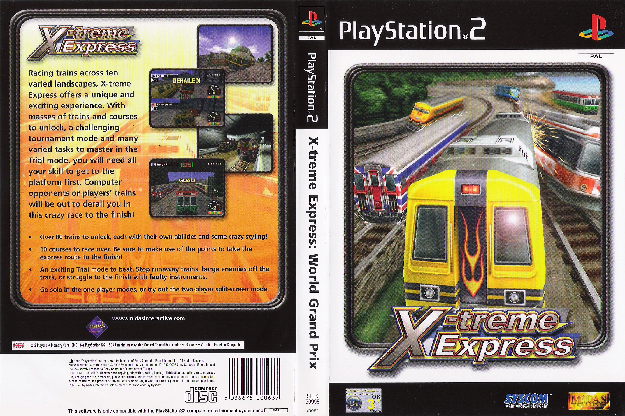 X-treme Express - World Grand Prix PS2 cover