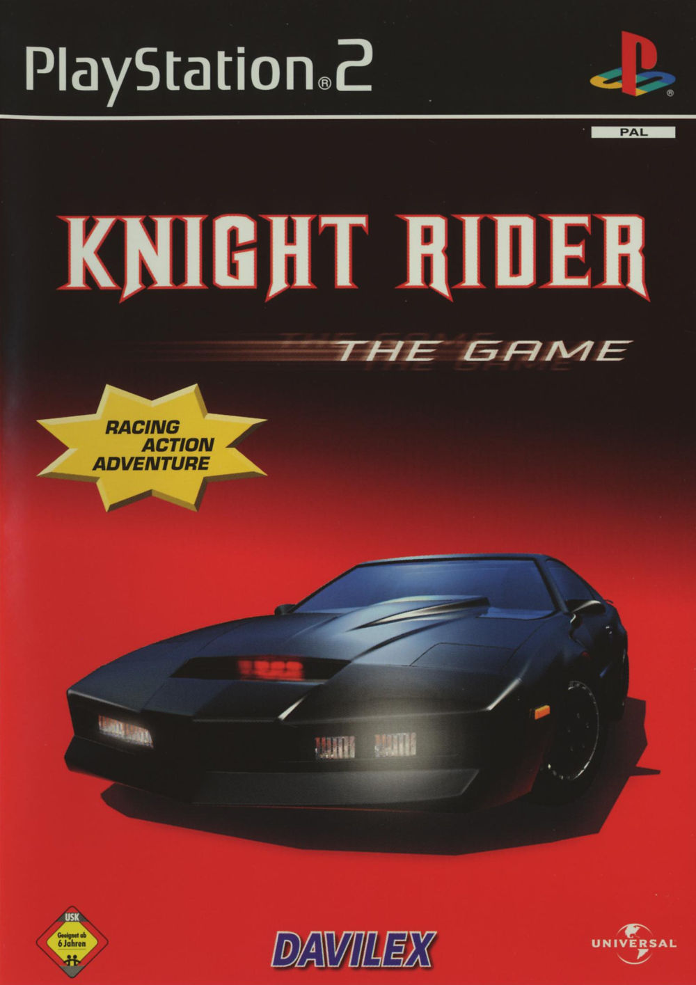 Knight Rider - The game PS2 cover