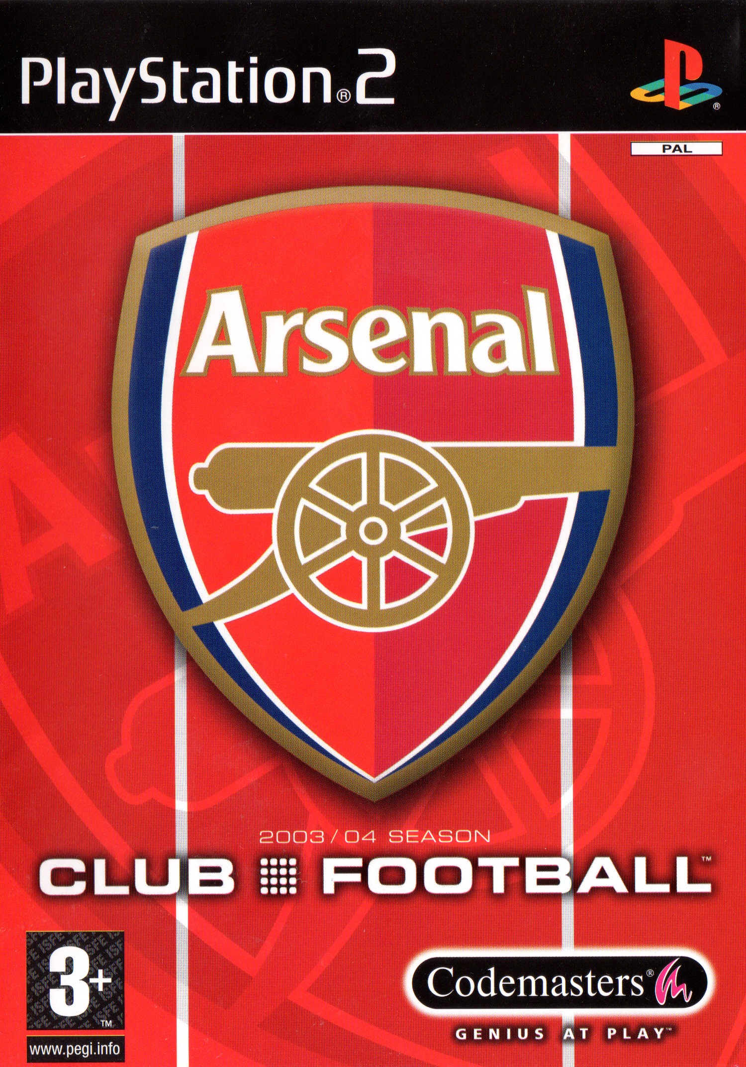 Club Football Arsenal PSX cover