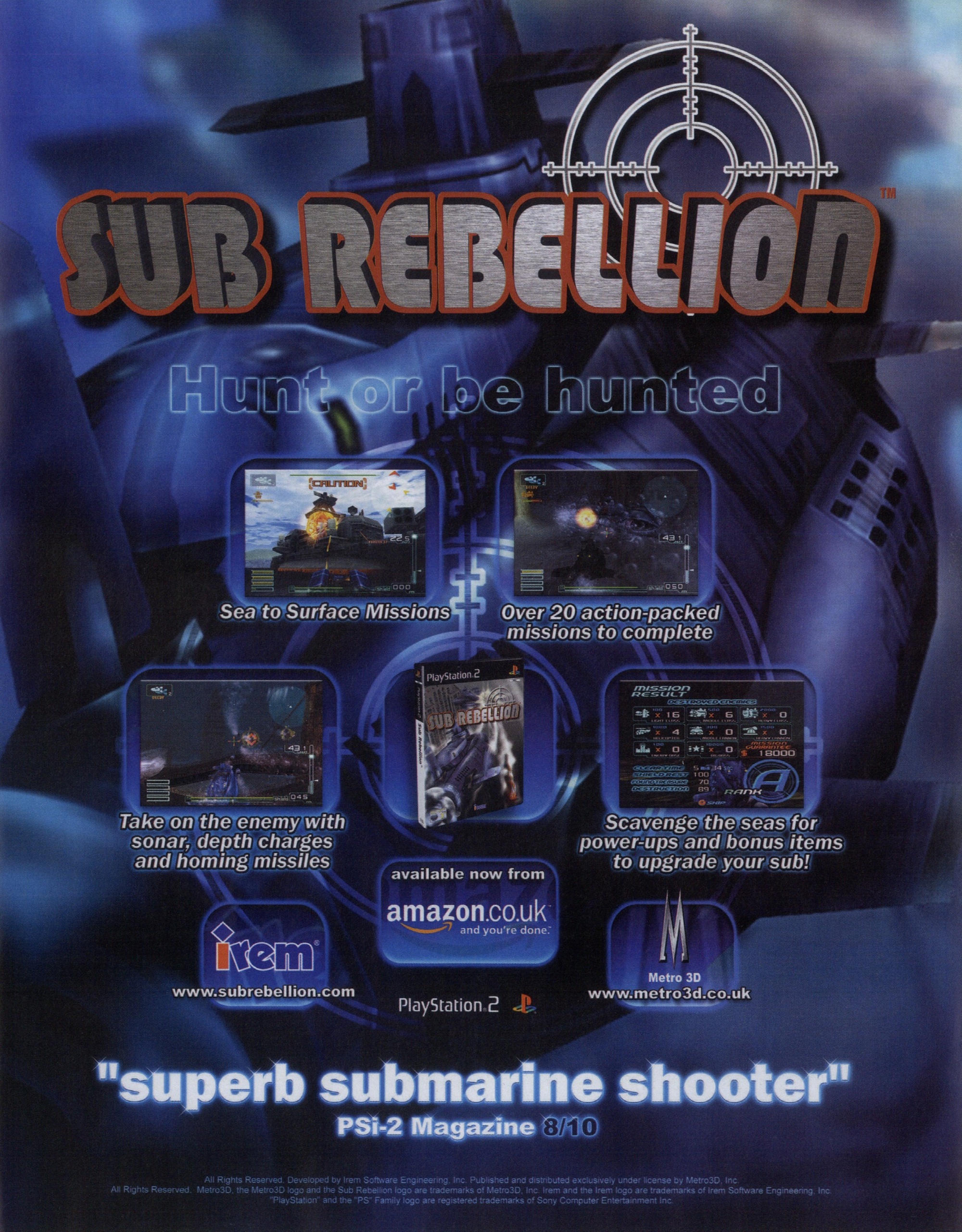 Sub Rebellion PS2 cover