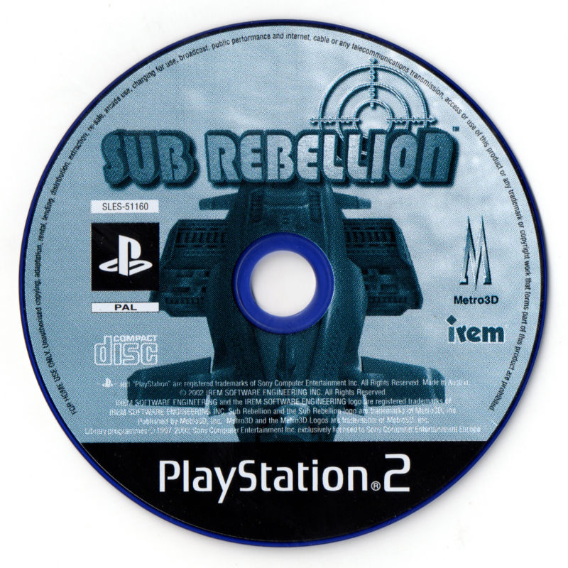 Sub Rebellion PS2 cover