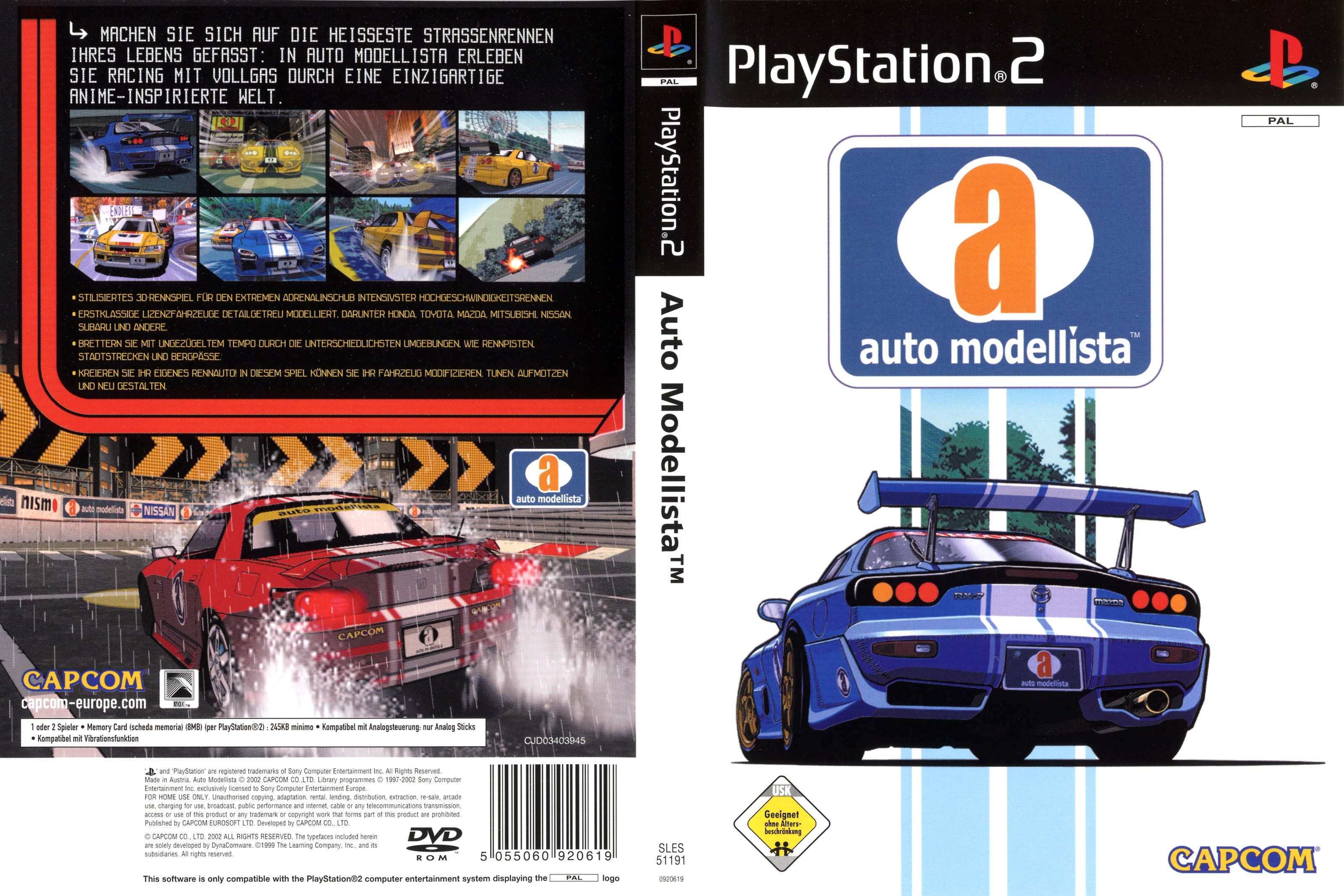 Auto Modellista PSX cover
