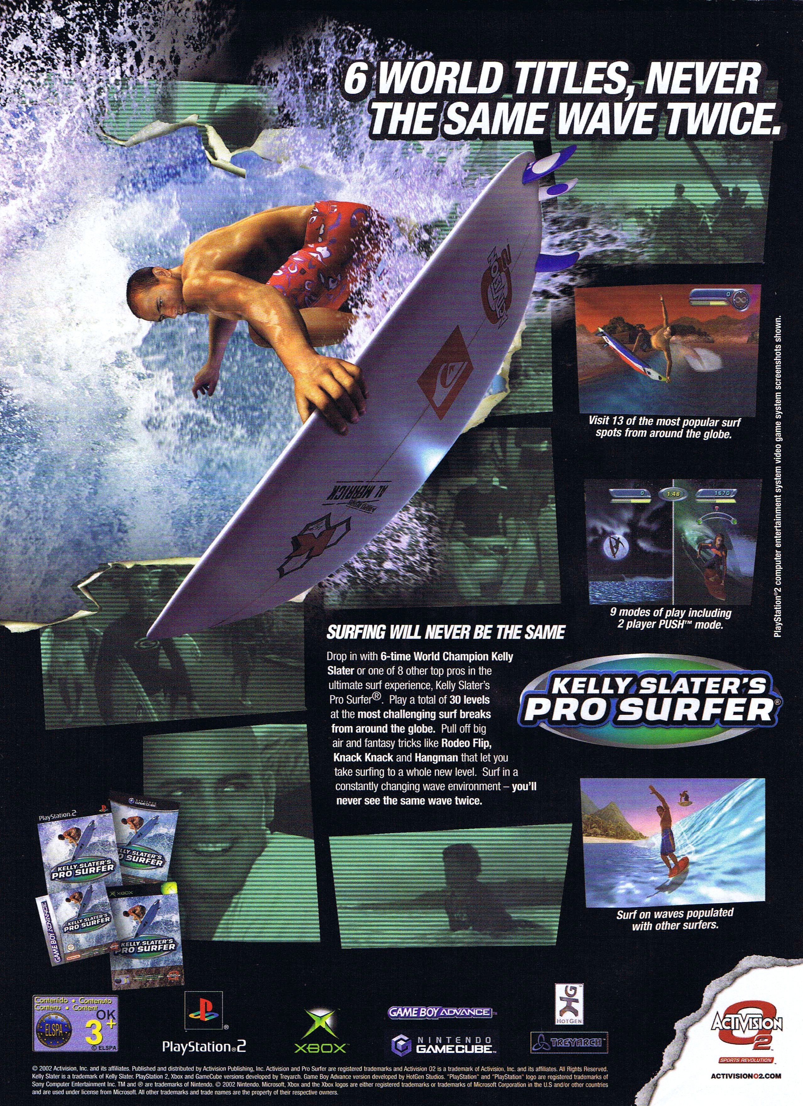 Kelly Slater's Pro Surfer PS2 cover