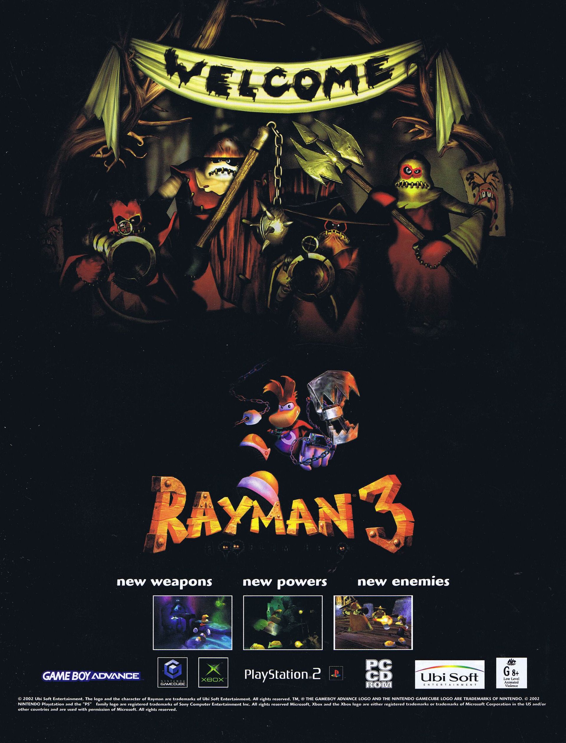 Rayman 3 - Hoodlum Havoc PS2 cover